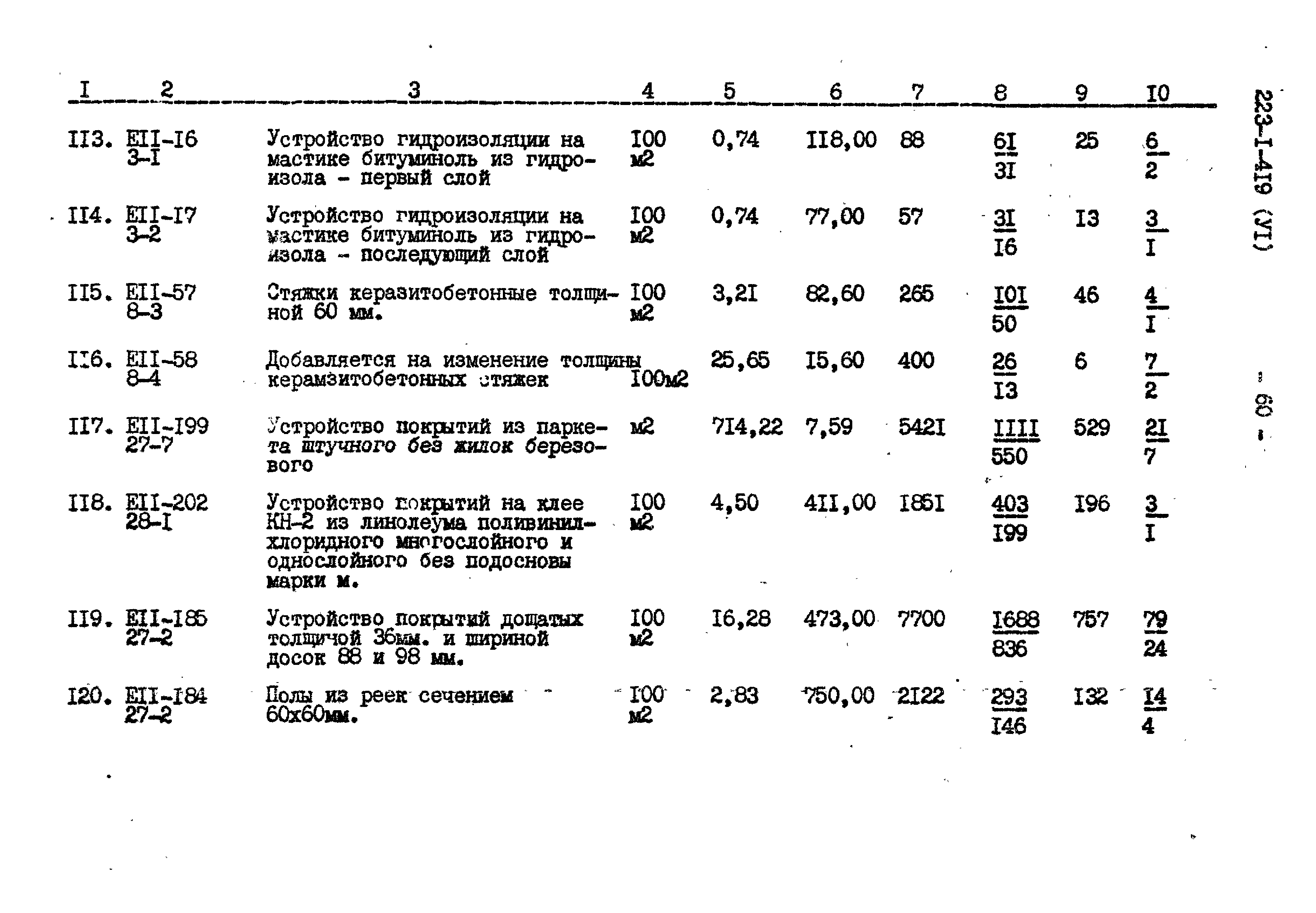 Типовой проект 223-1-419.84