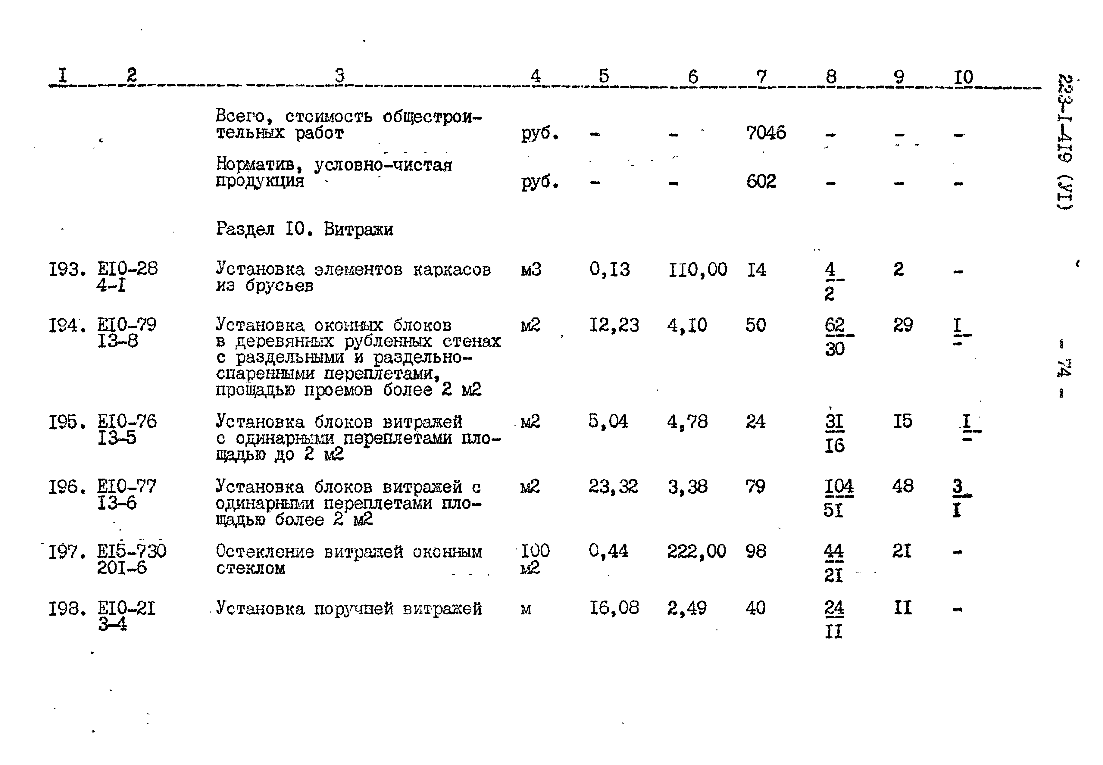 Типовой проект 223-1-419.84