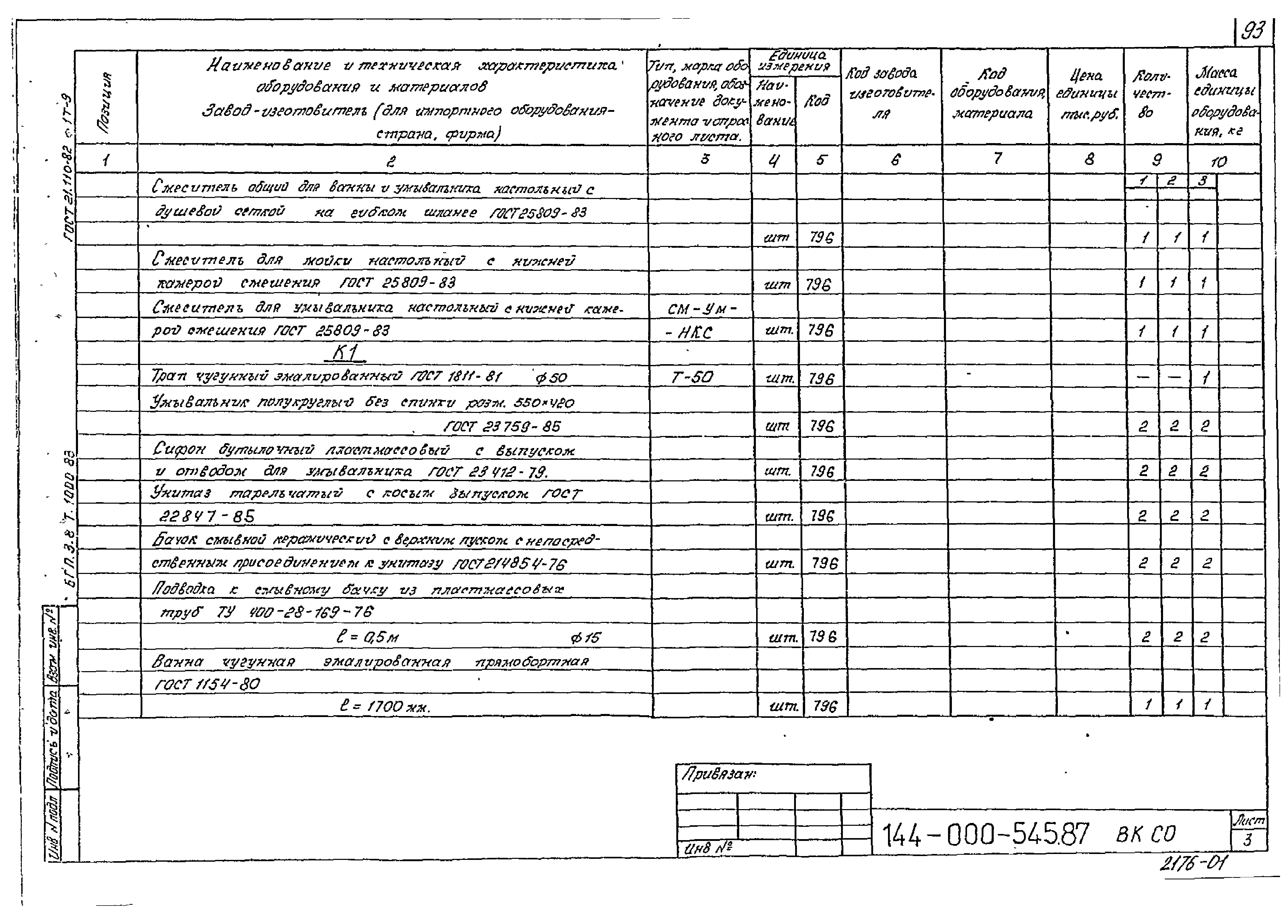 Типовой проект 144-000-545.87