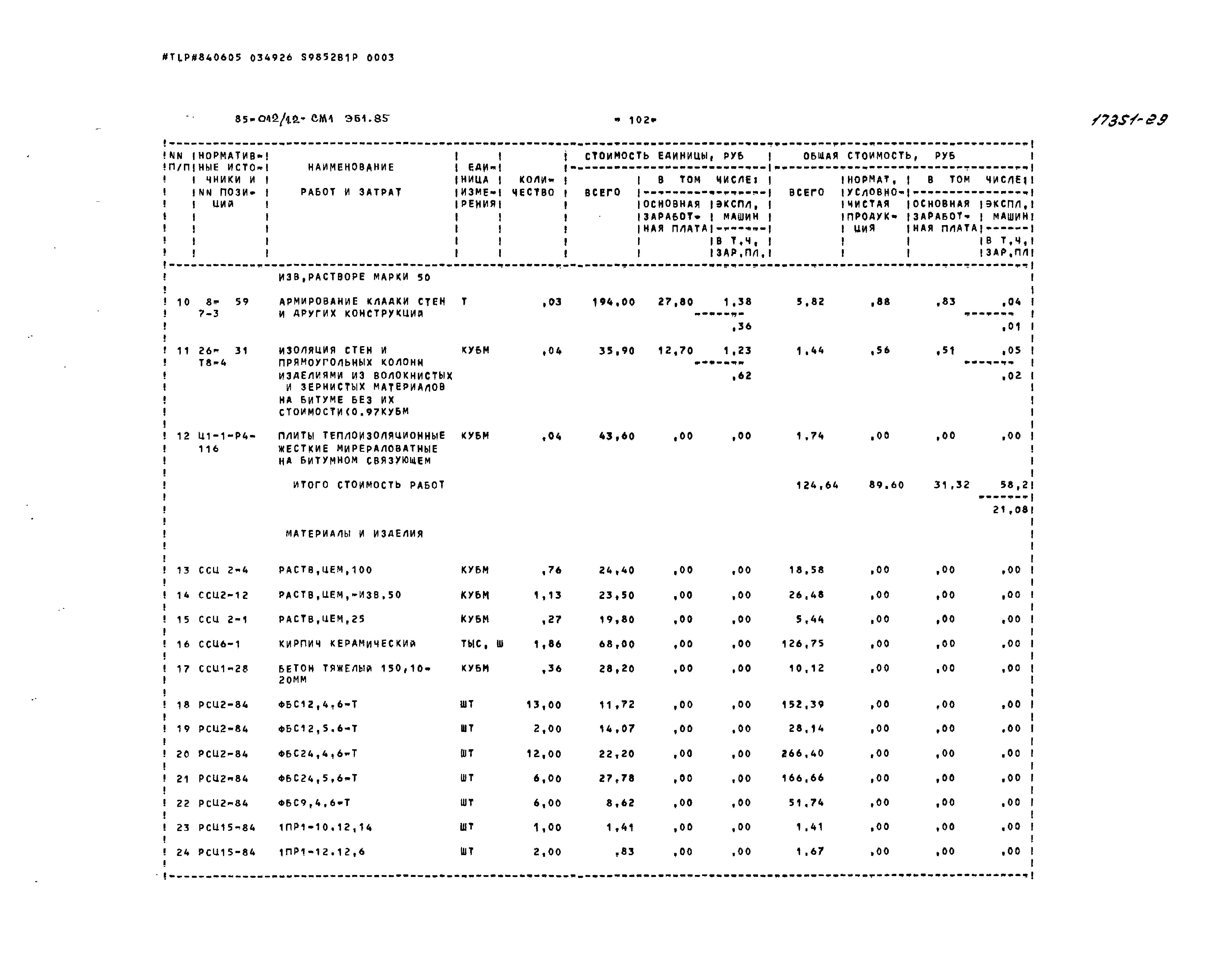 Типовой проект 85-012/1.2