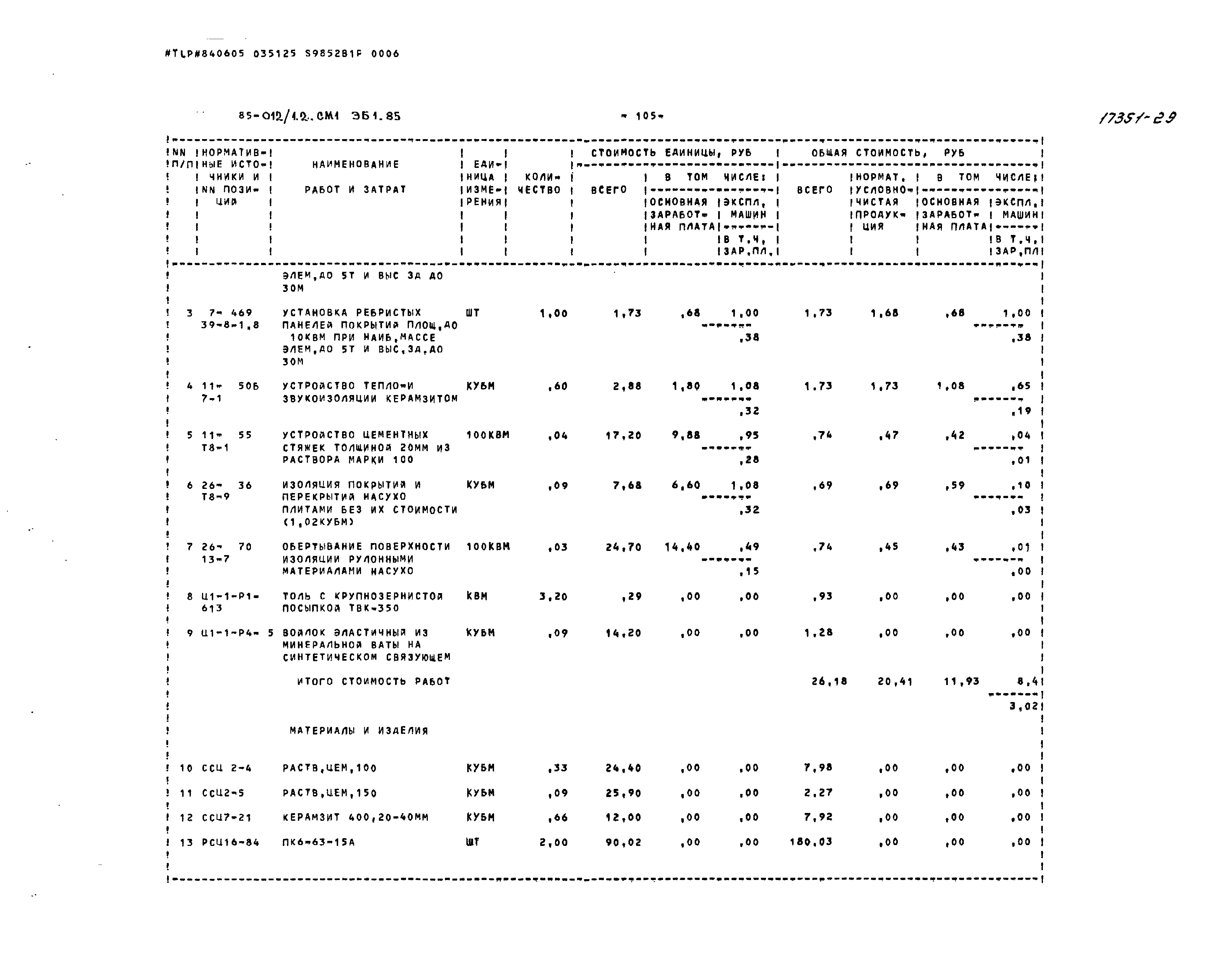 Типовой проект 85-012/1.2