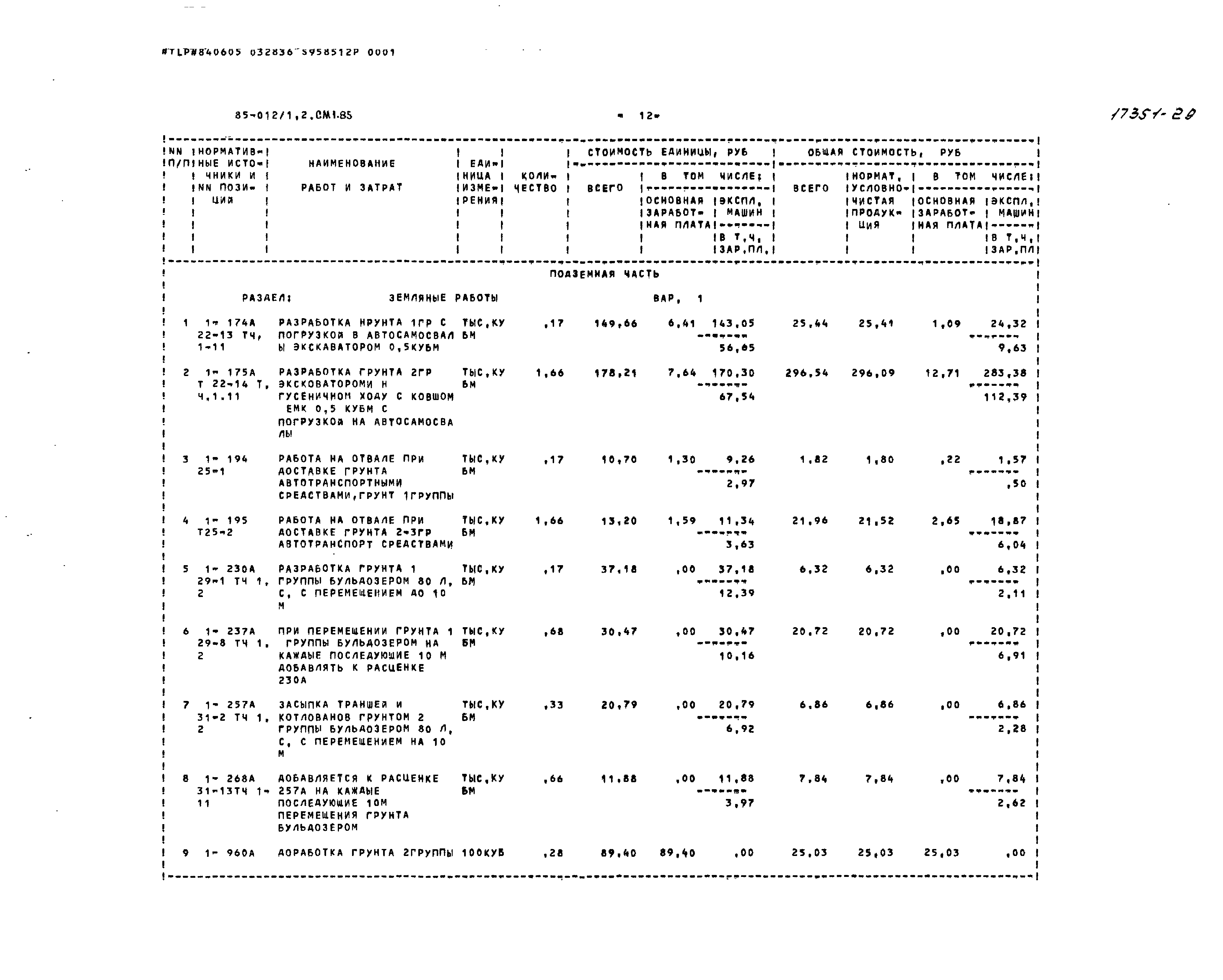 Типовой проект 85-012/1.2