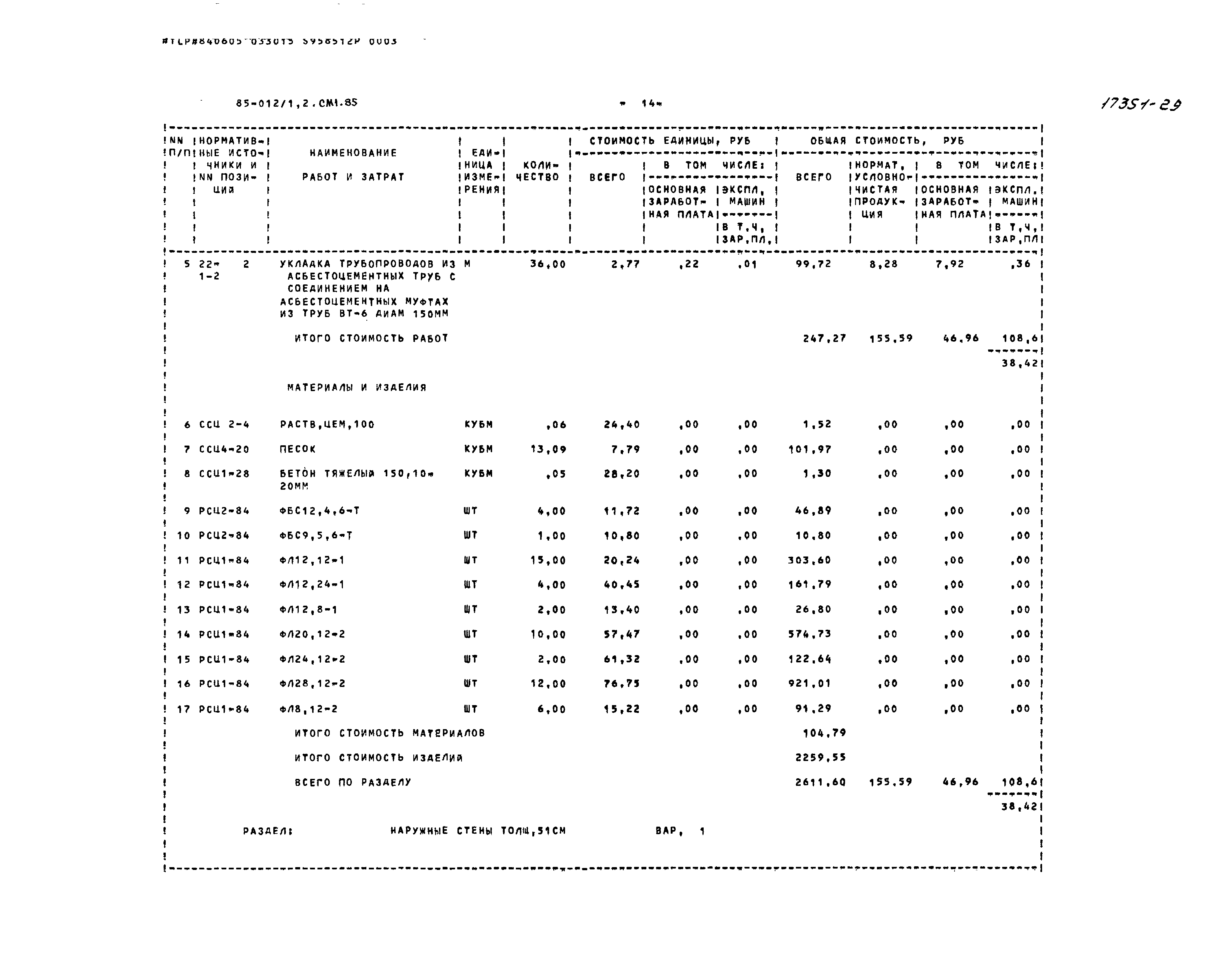 Типовой проект 85-012/1.2