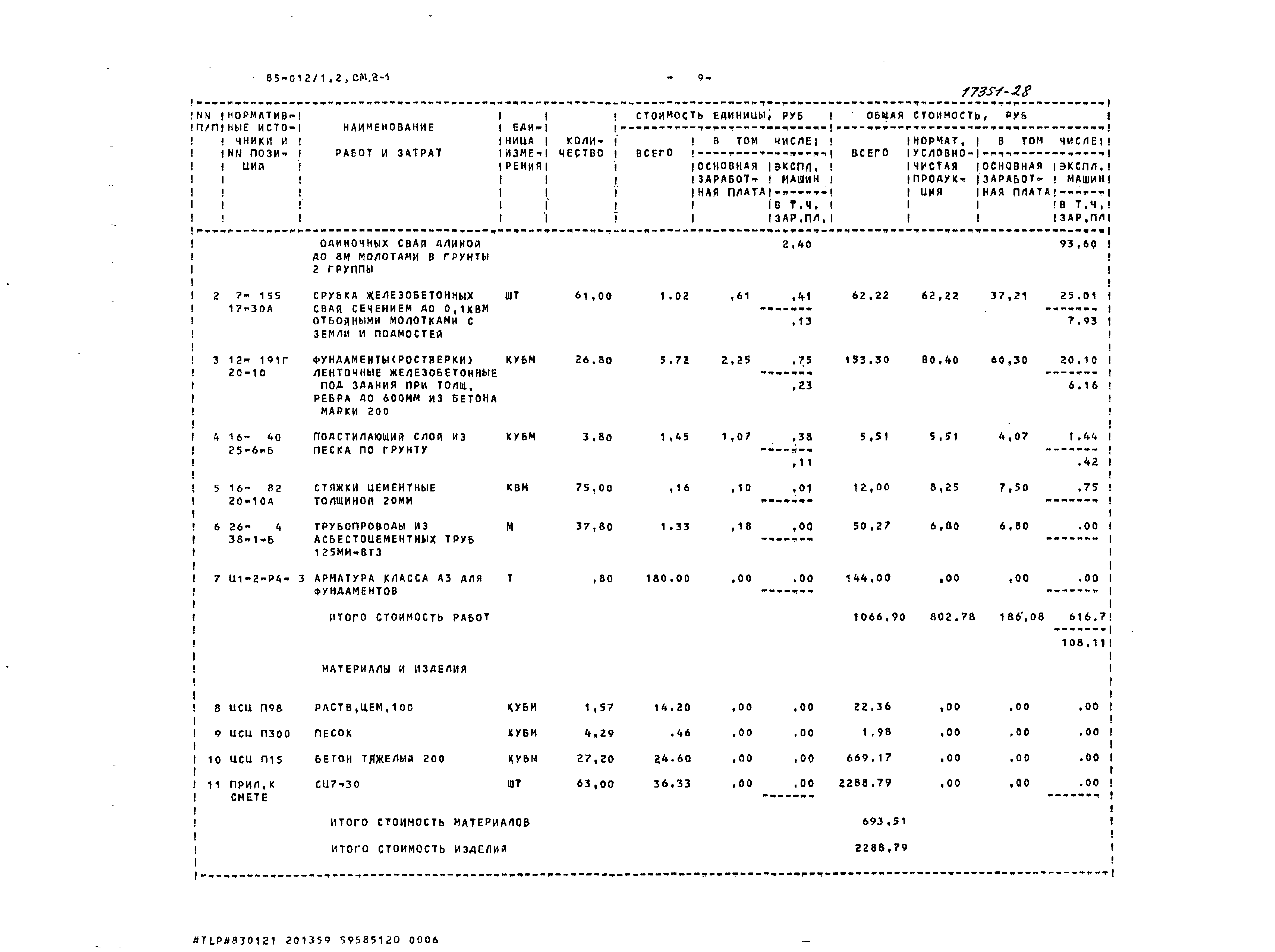 Типовой проект 85-012/1.2