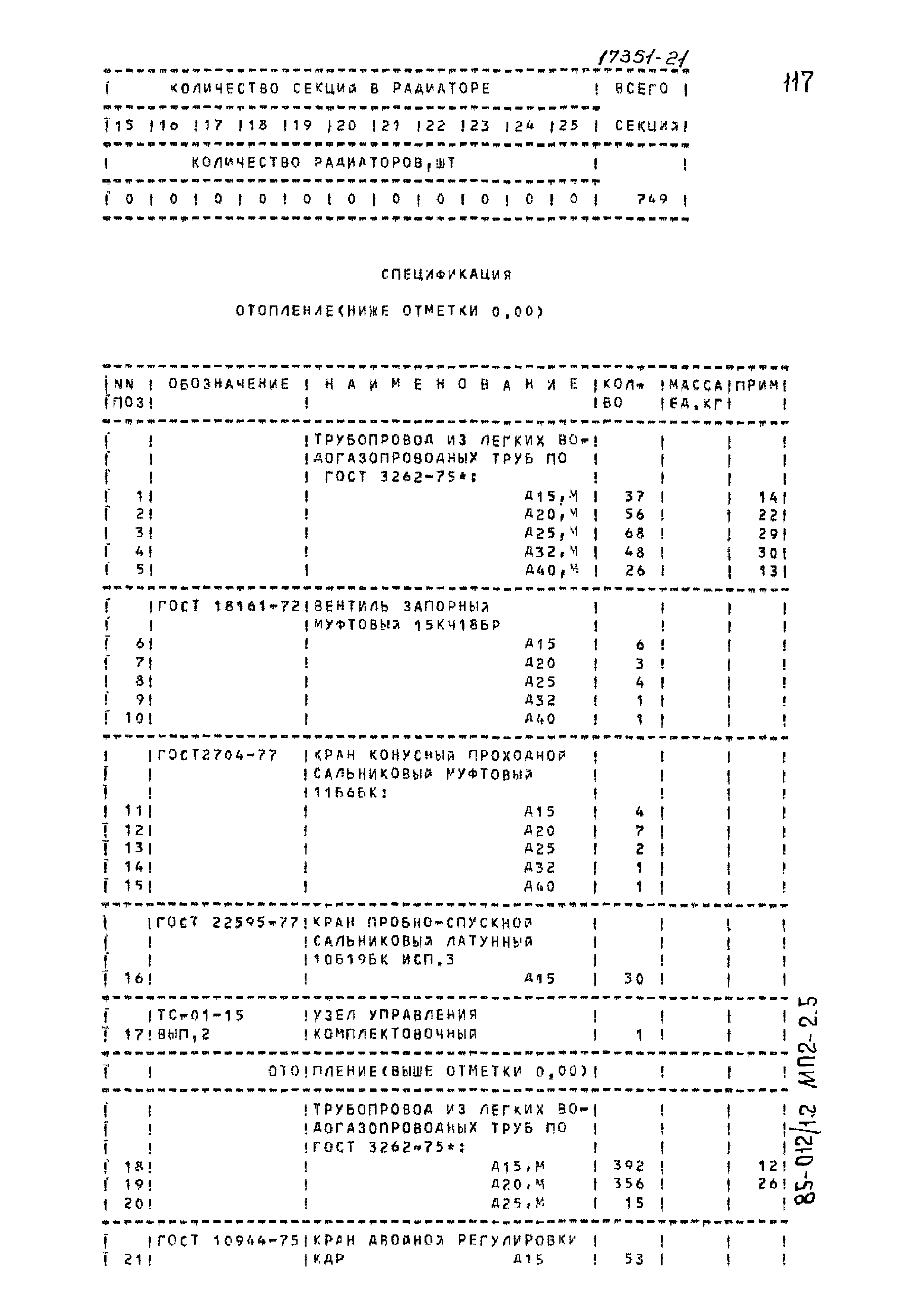 Типовой проект 85-012/1.2