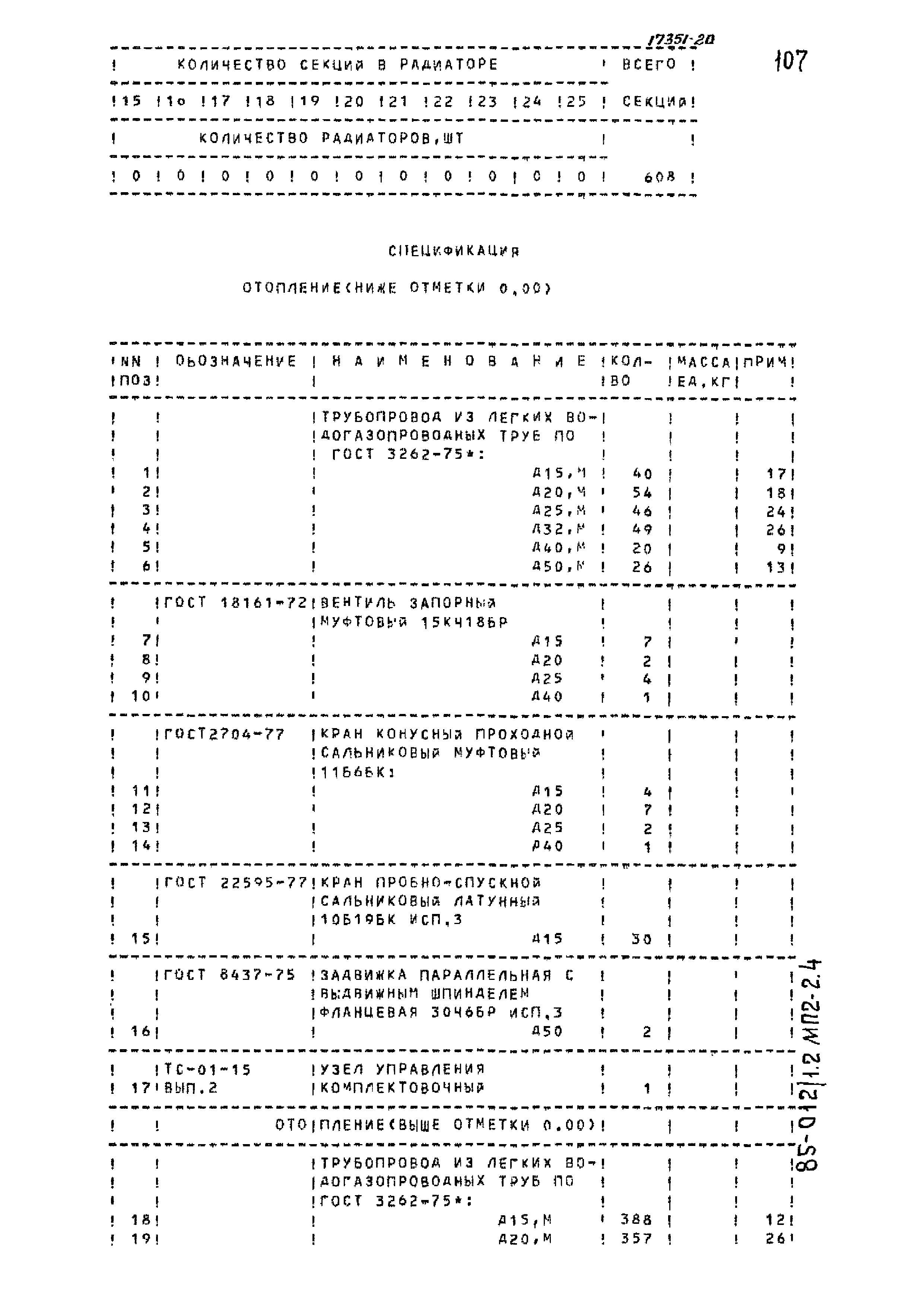 Типовой проект 85-012/1.2