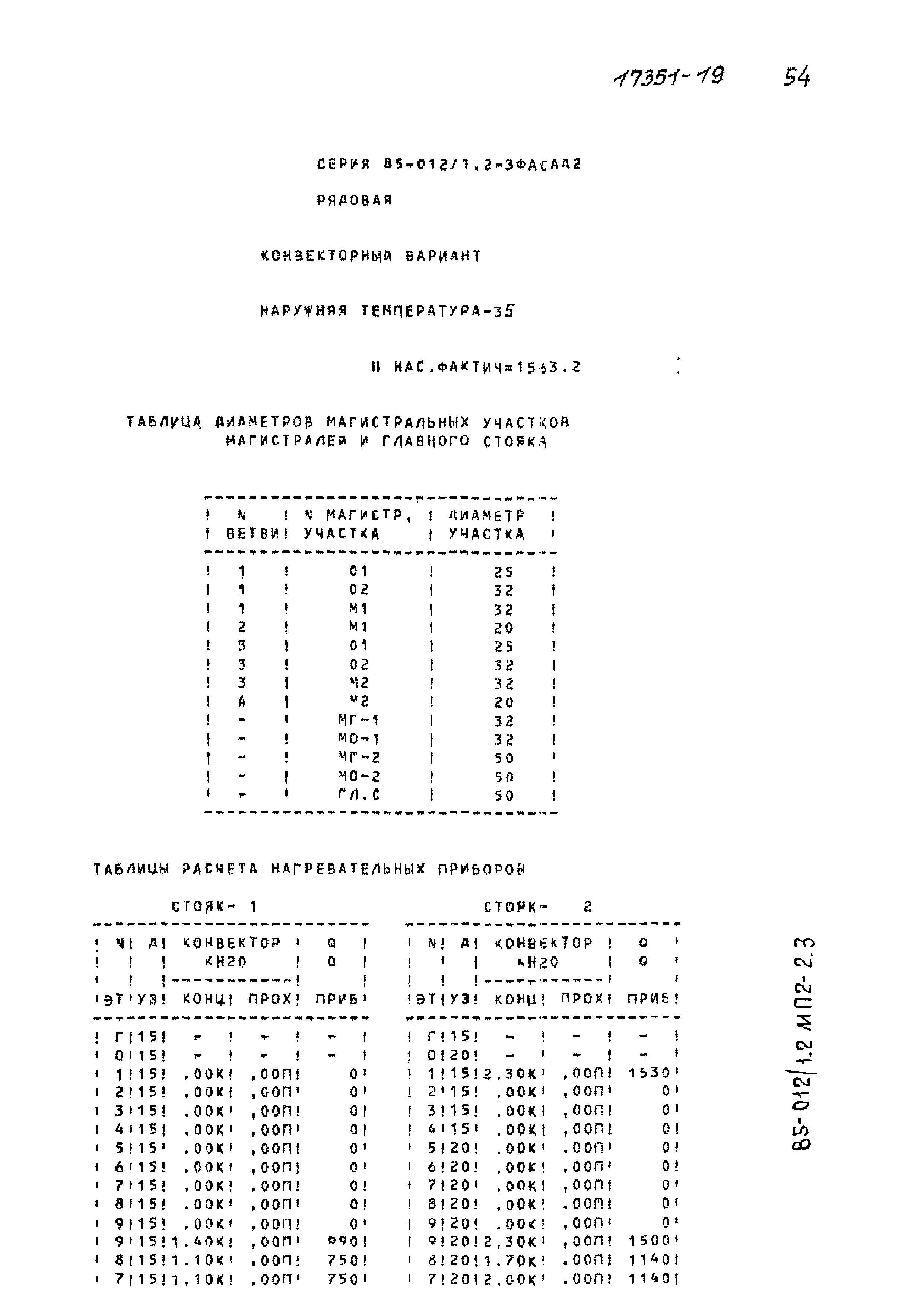 Типовой проект 85-012/1.2