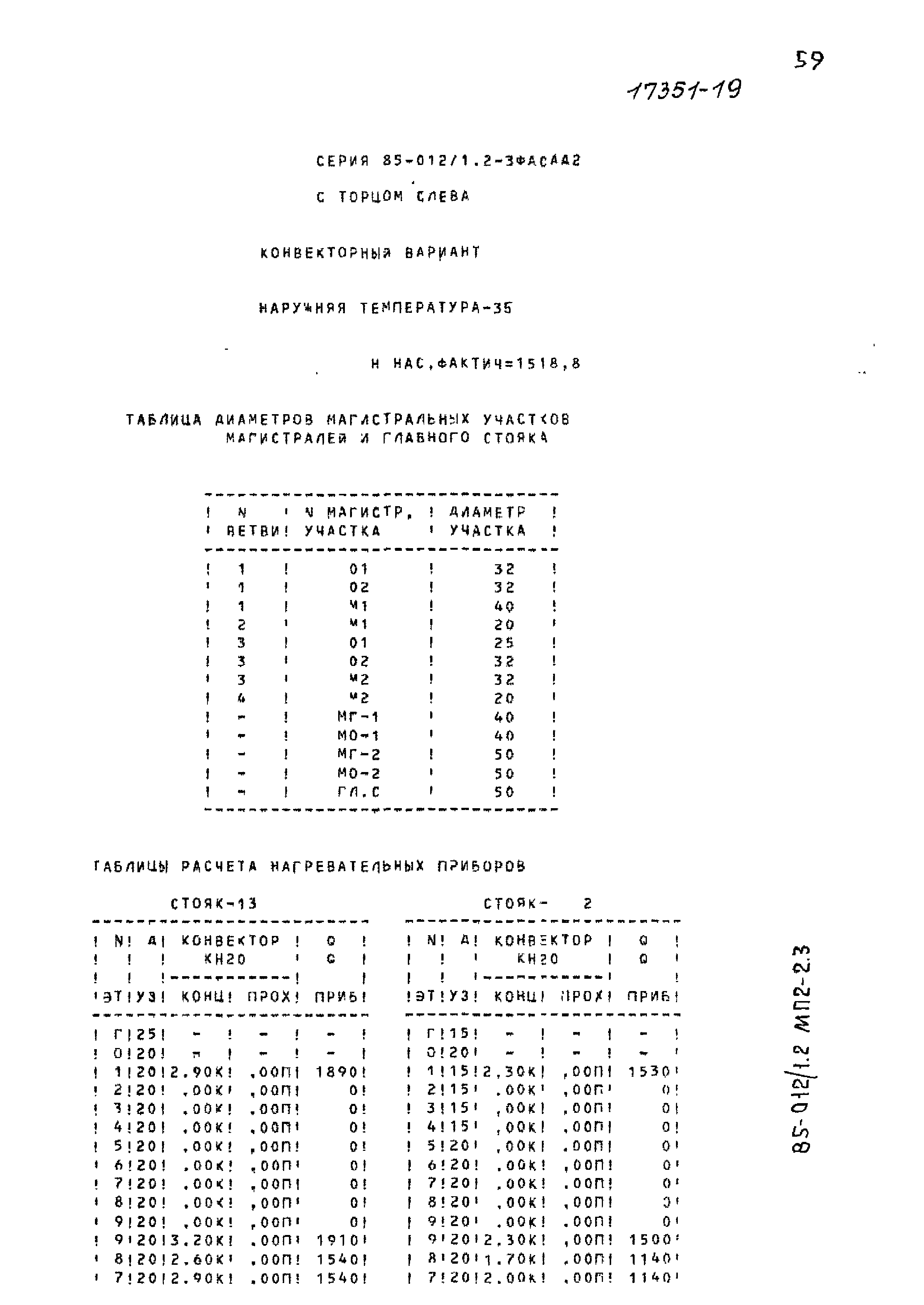 Типовой проект 85-012/1.2