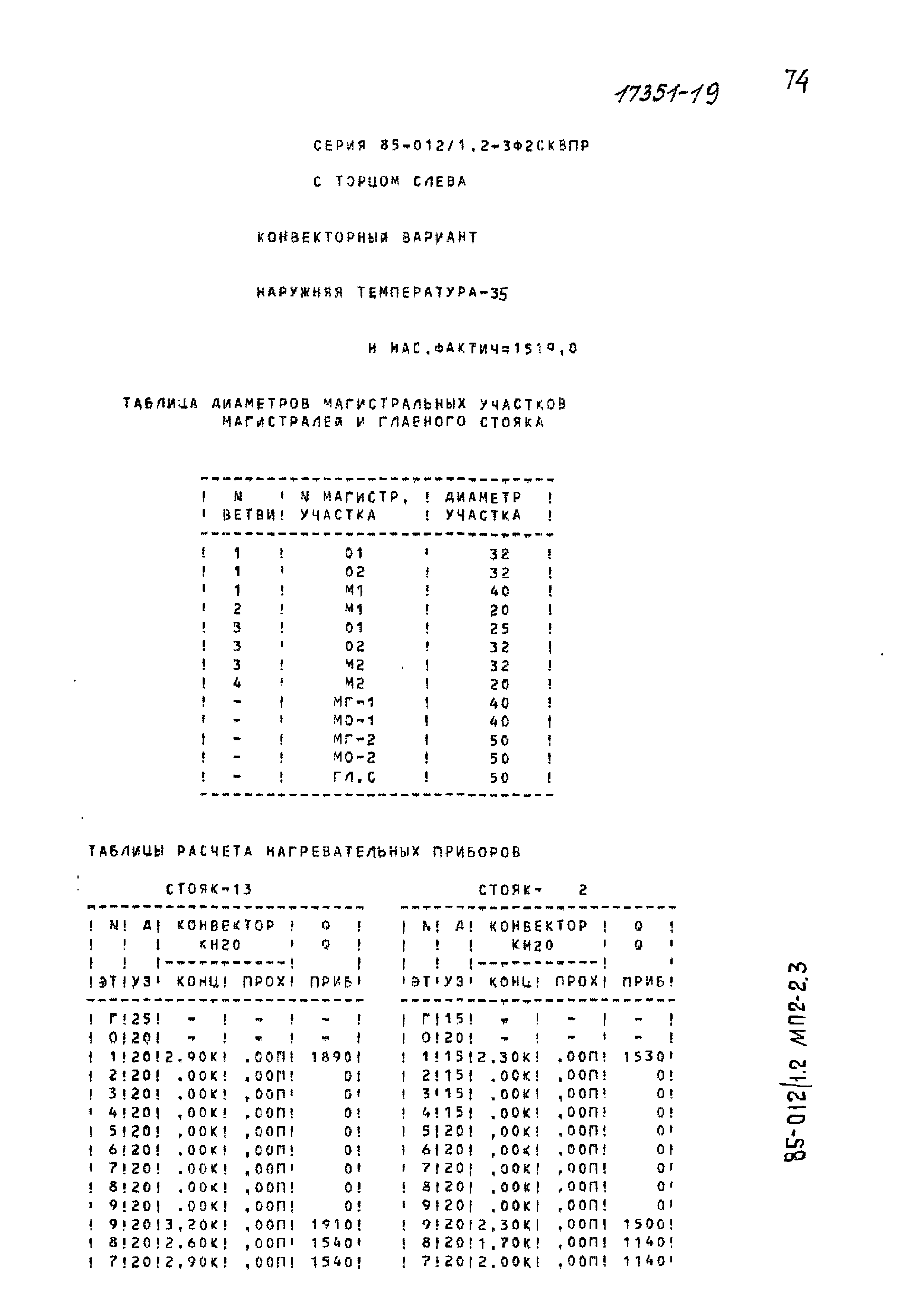 Типовой проект 85-012/1.2