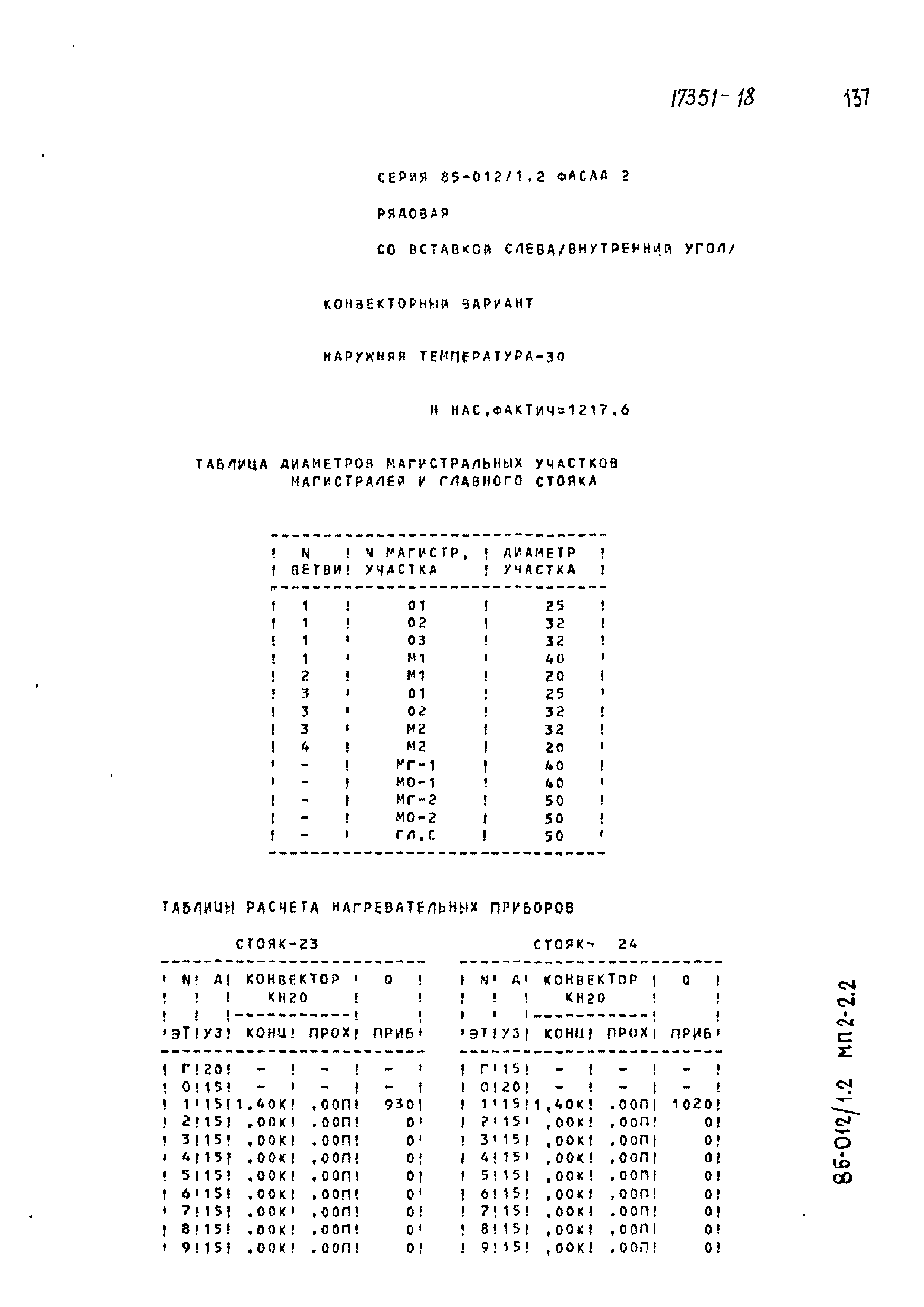 Типовой проект 85-012/1.2