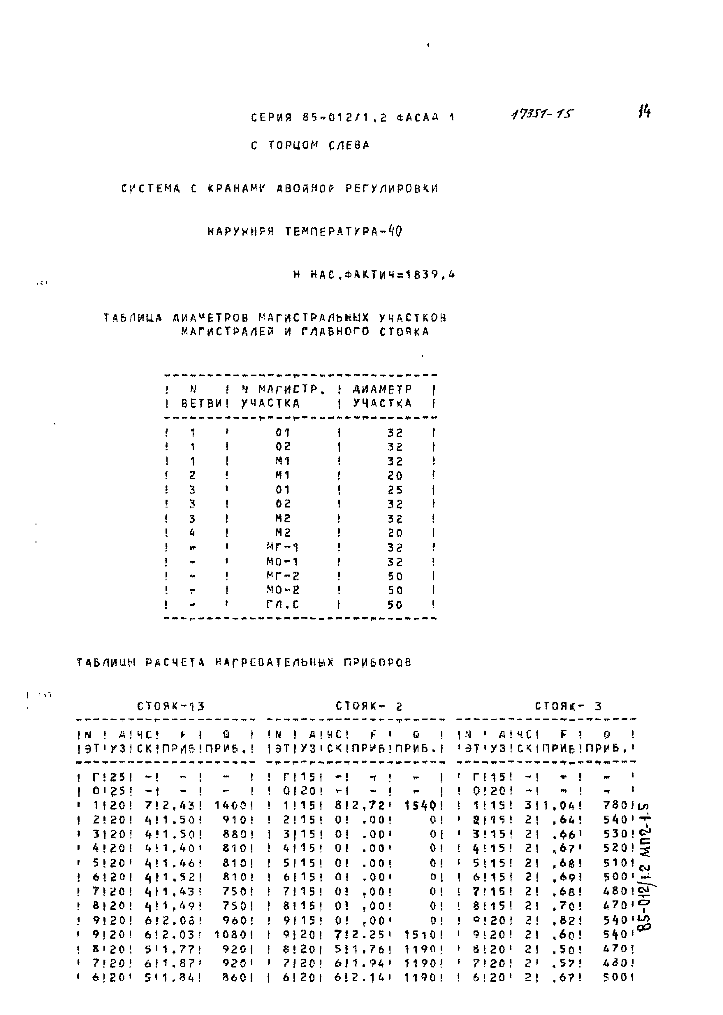 Типовой проект 85-012/1.2