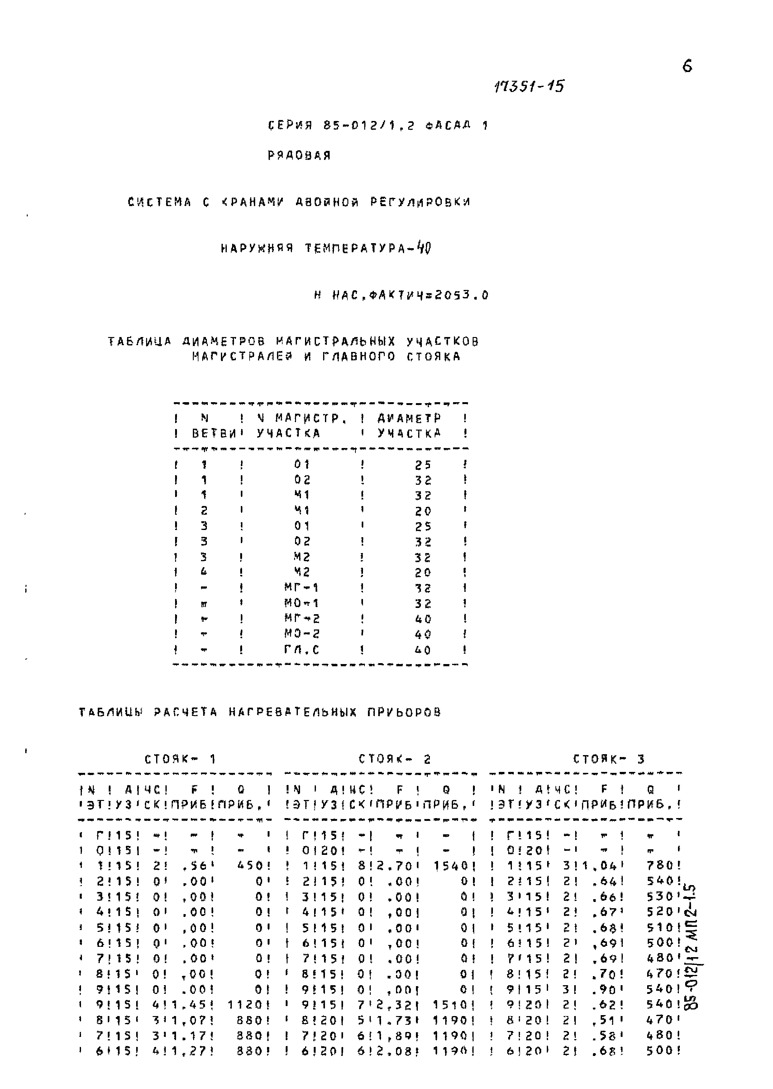 Типовой проект 85-012/1.2