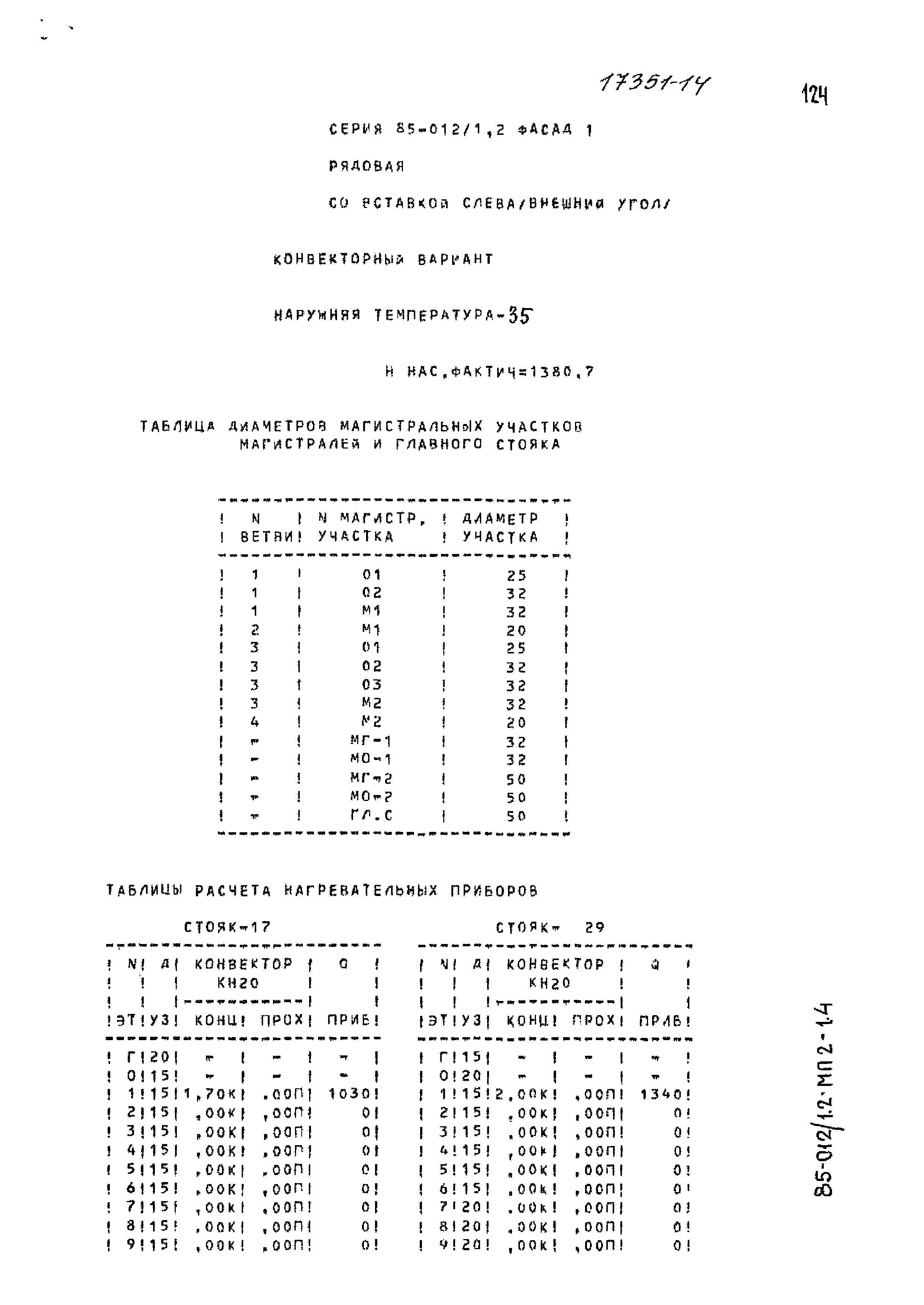 Типовой проект 85-012/1.2