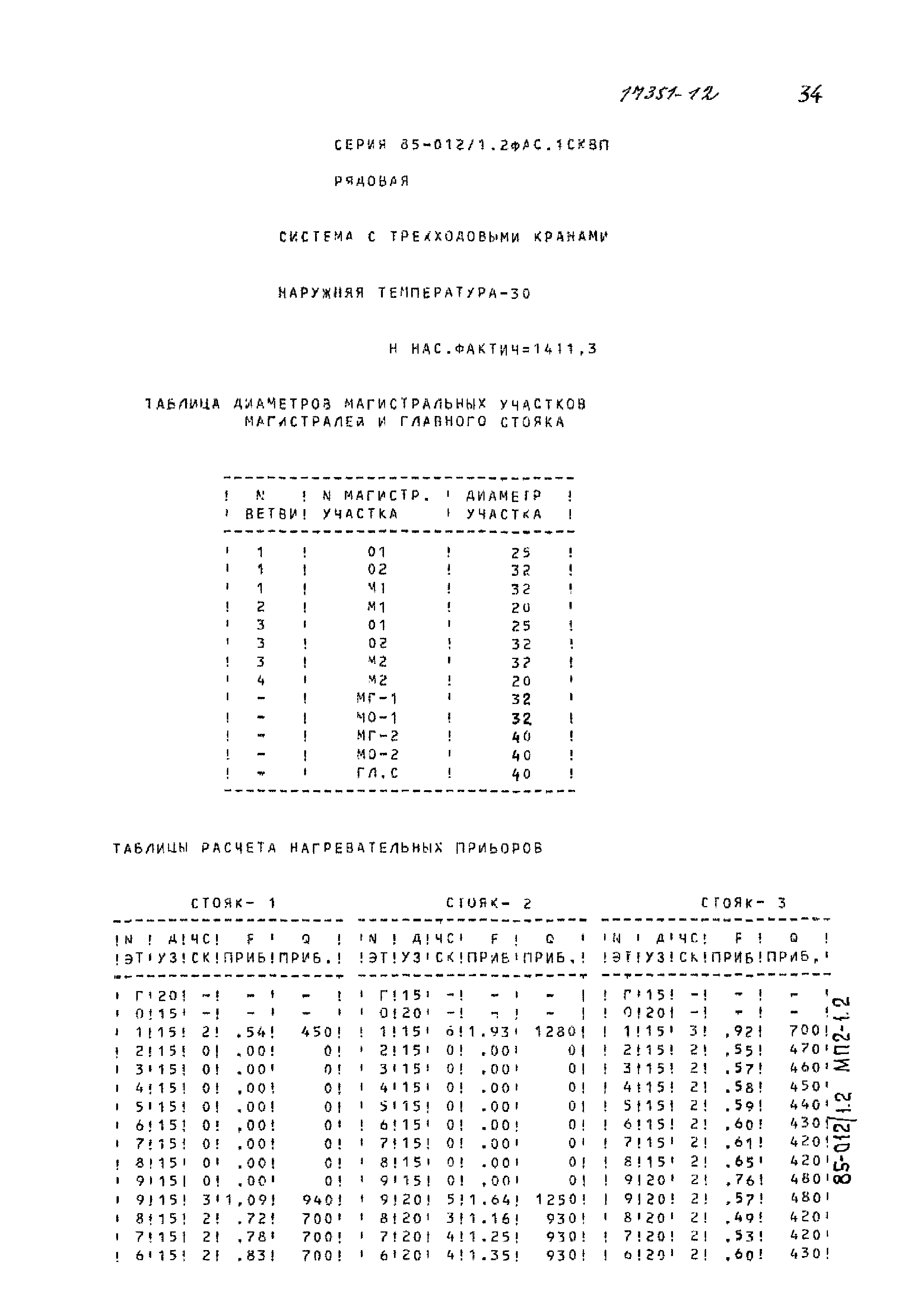 Типовой проект 85-012/1.2