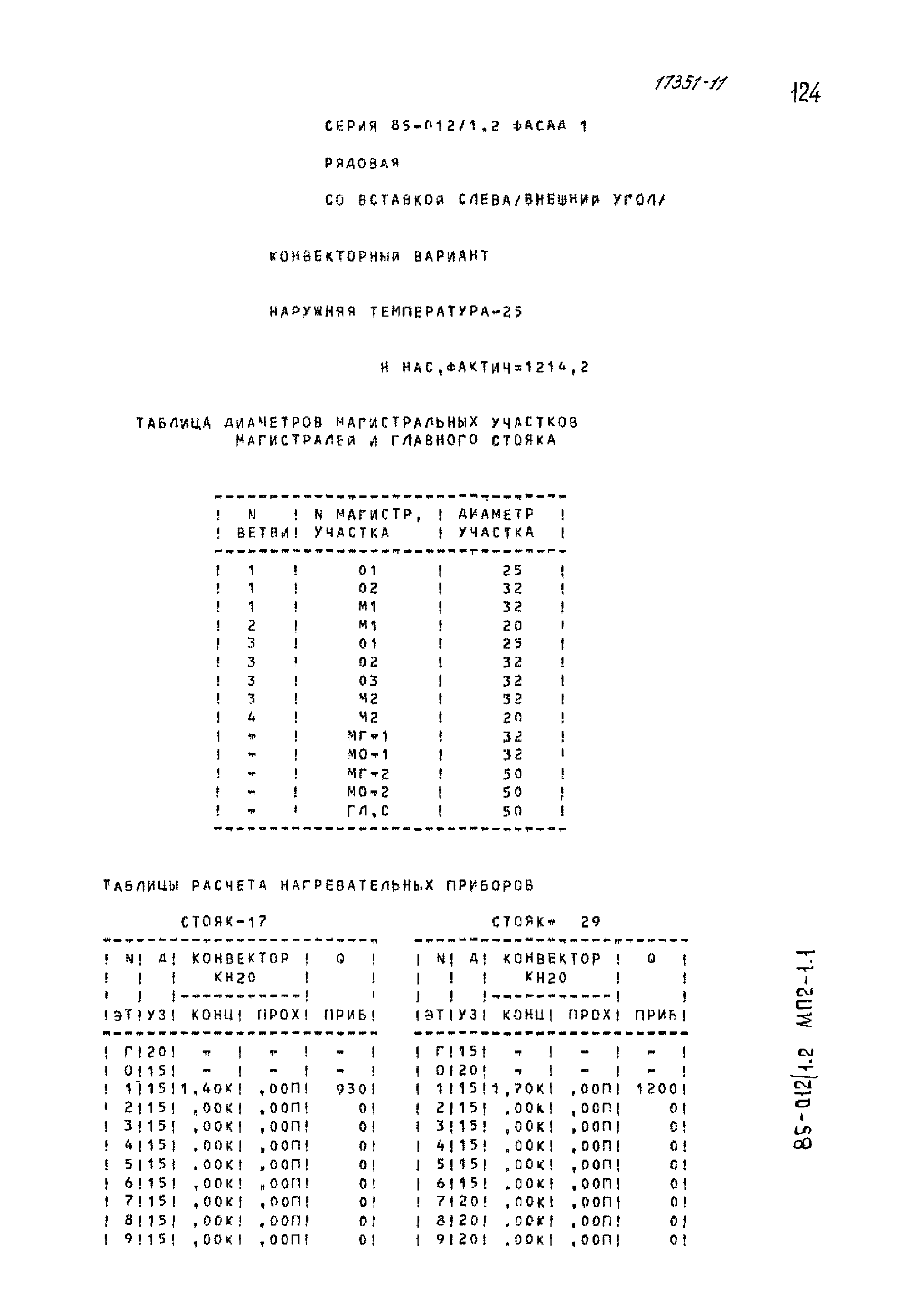 Типовой проект 85-012/1.2