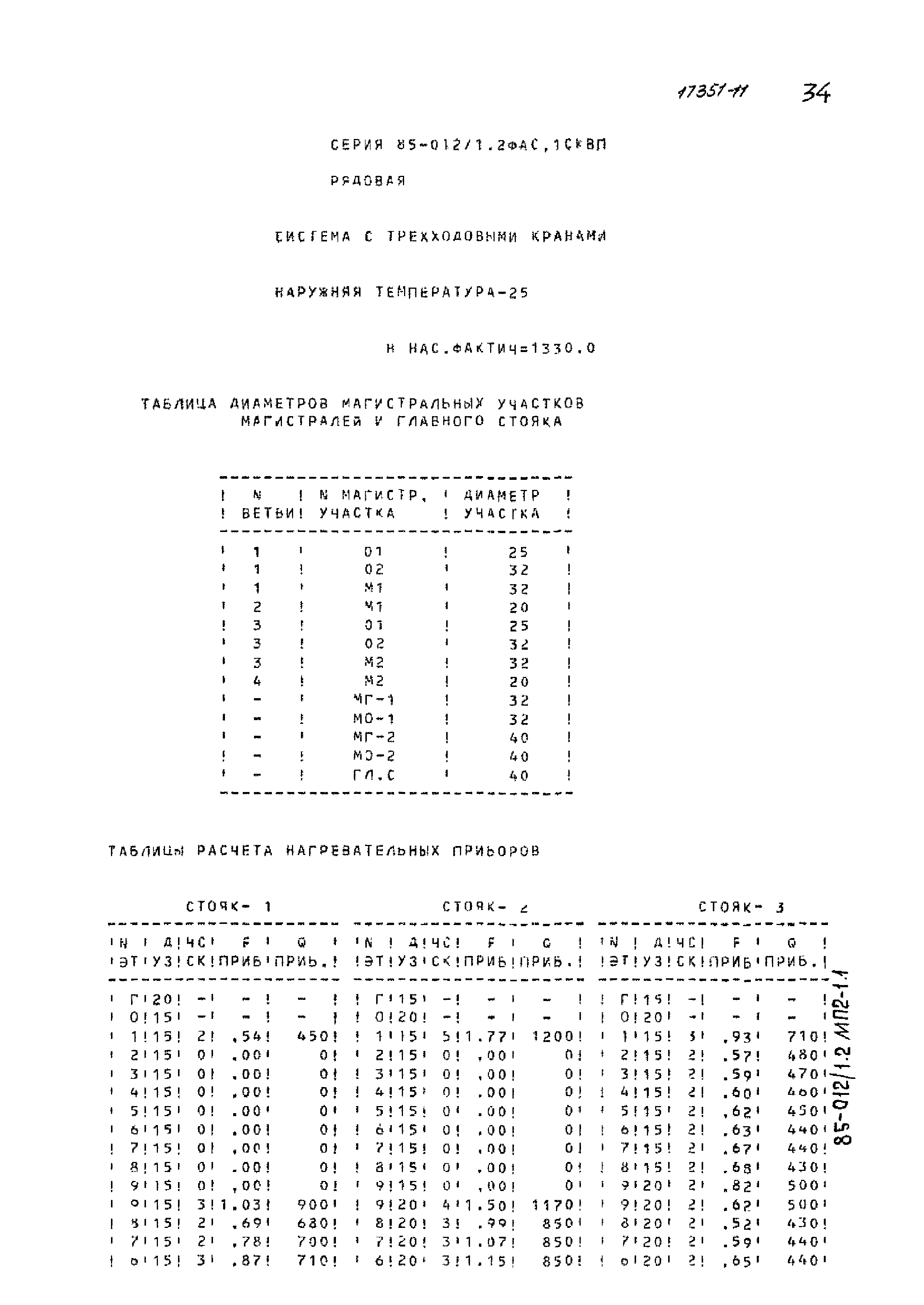 Типовой проект 85-012/1.2