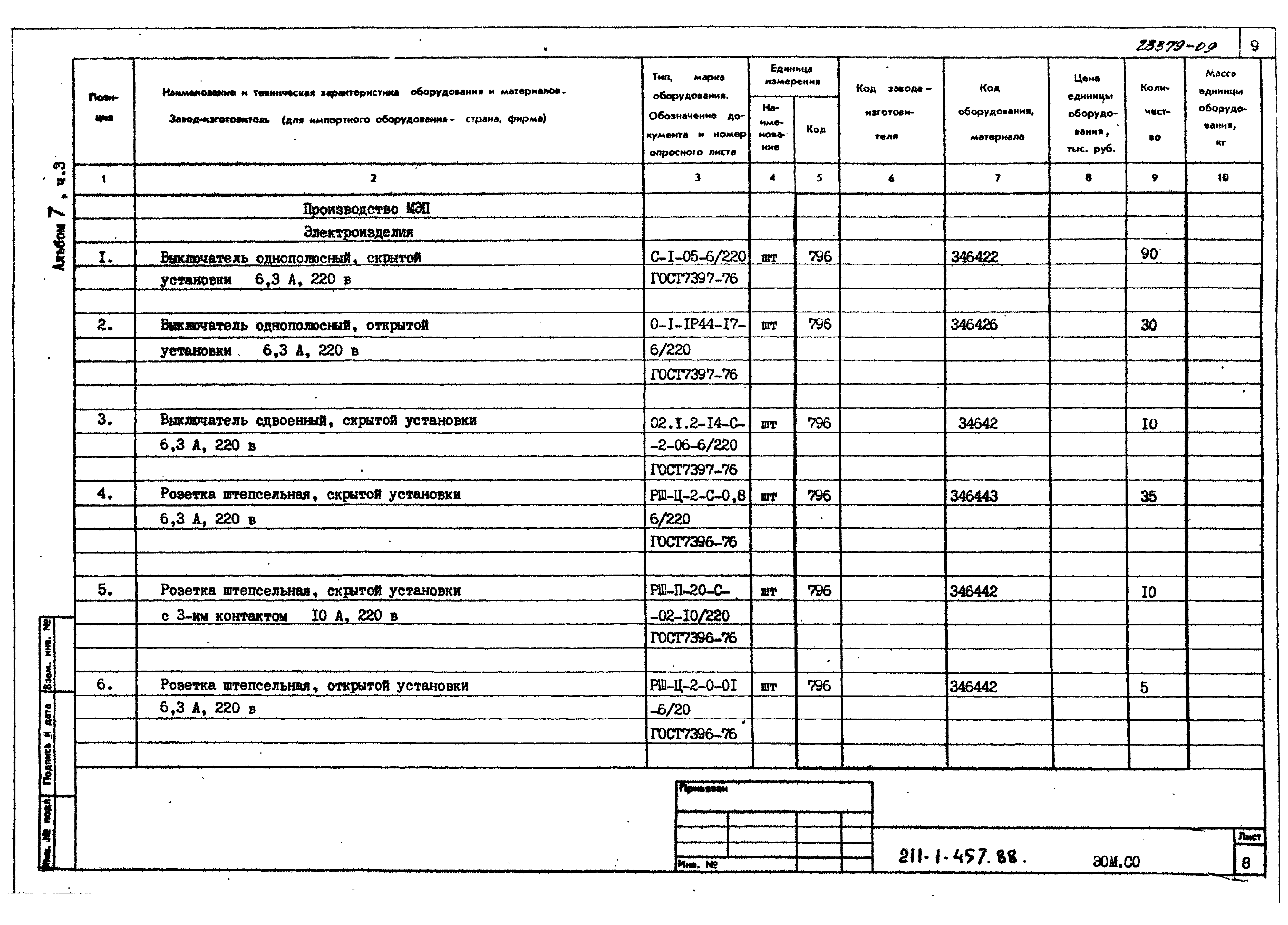 Типовой проект 211-1-457.88