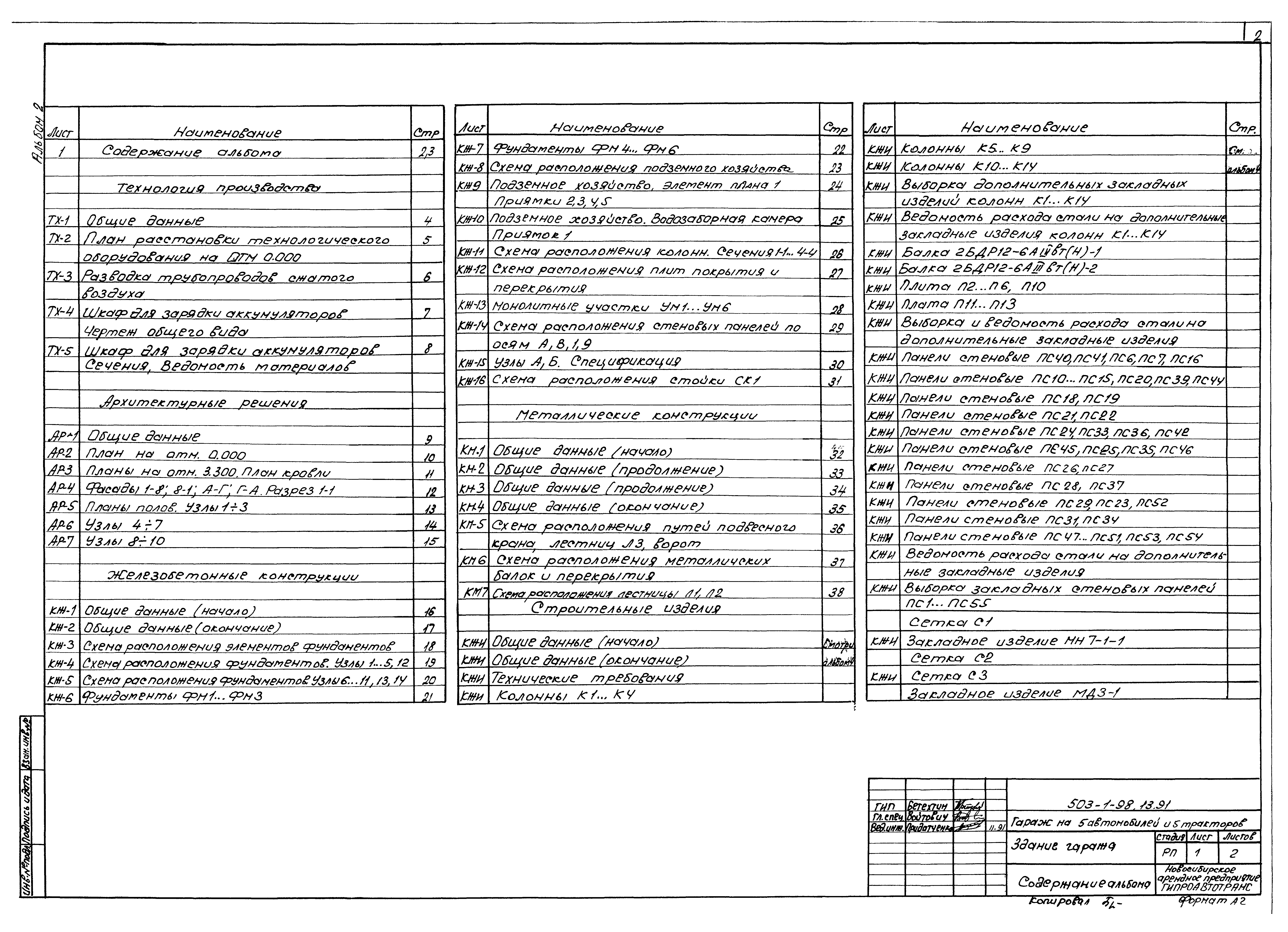 Типовой проект 503-1-98.13.91