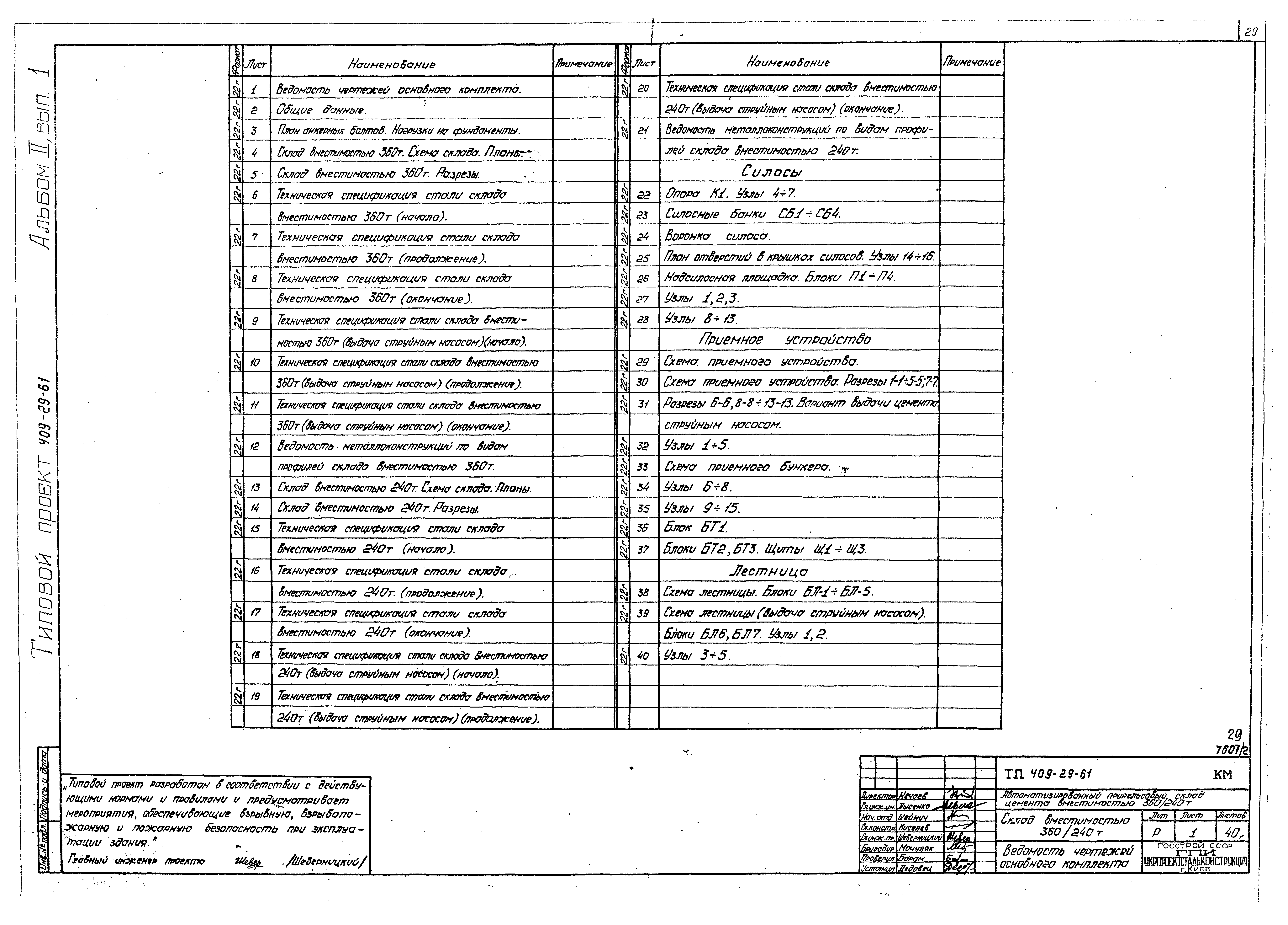 Типовой проект 409-29-61