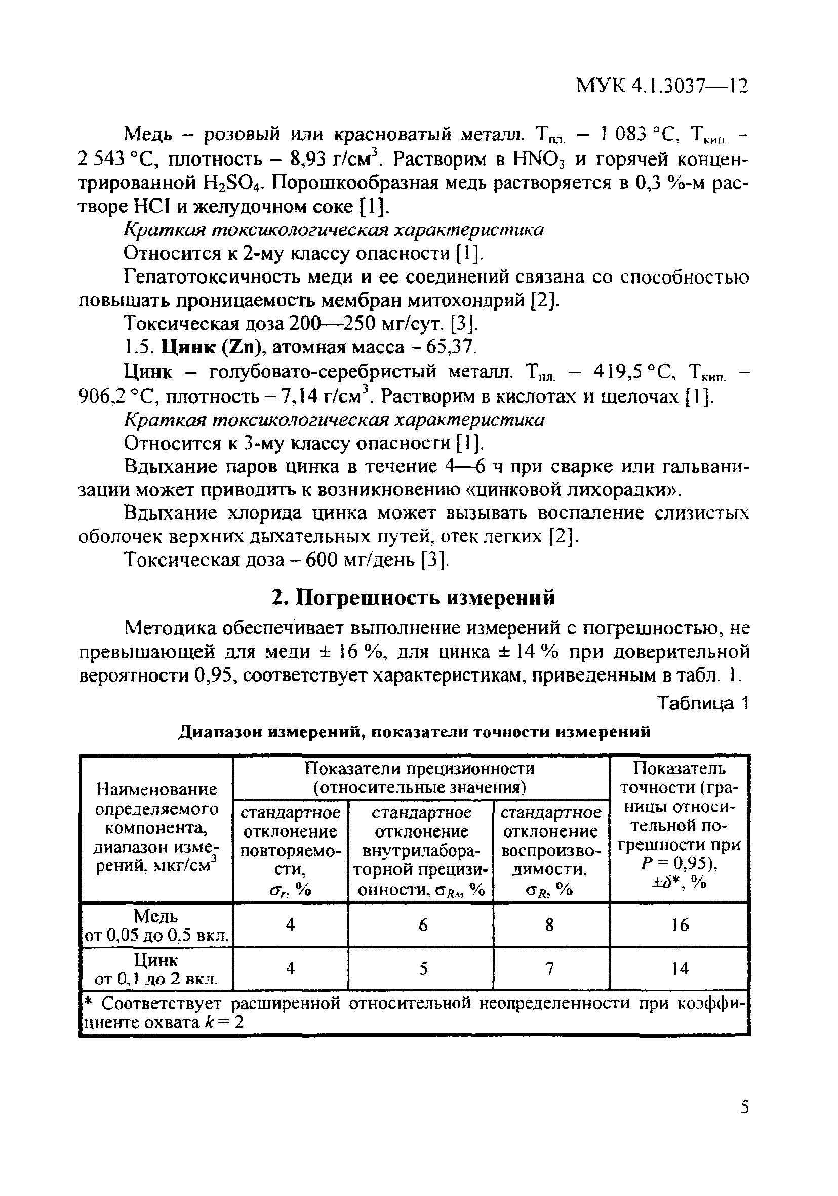 МУК 4.1.3037-12