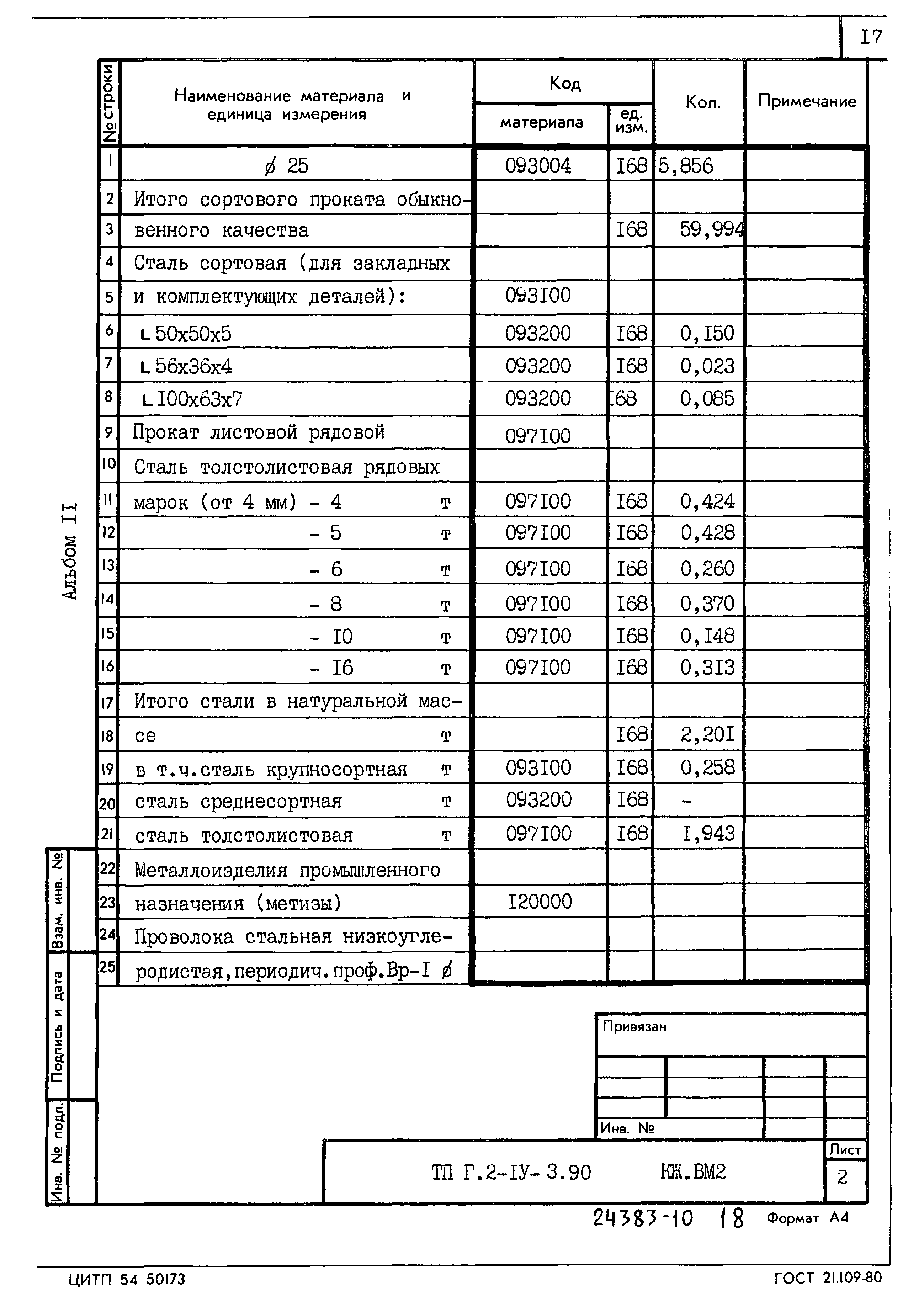 Типовой проект Г.2-IV-3.90