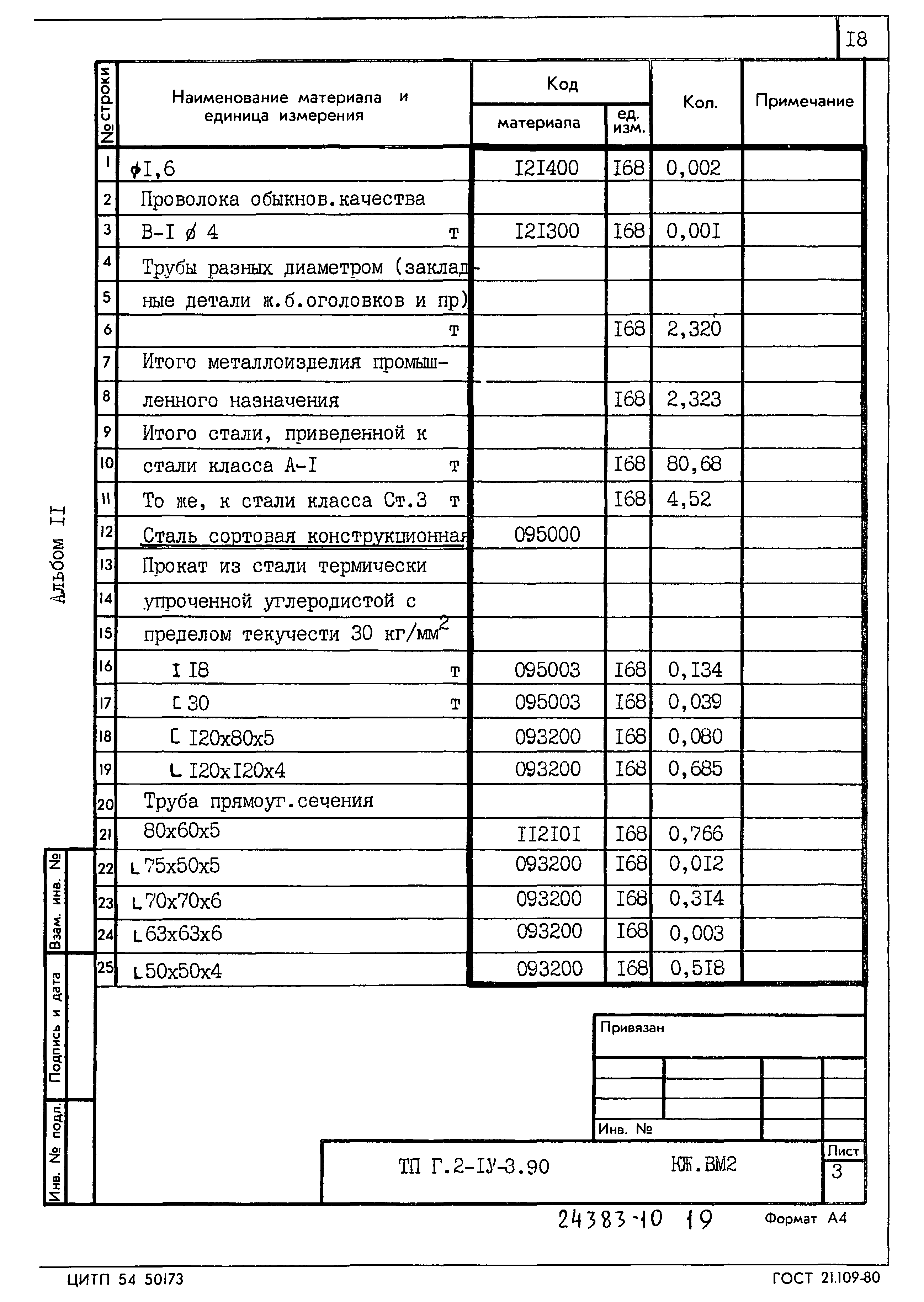 Типовой проект Г.2-IV-3.90