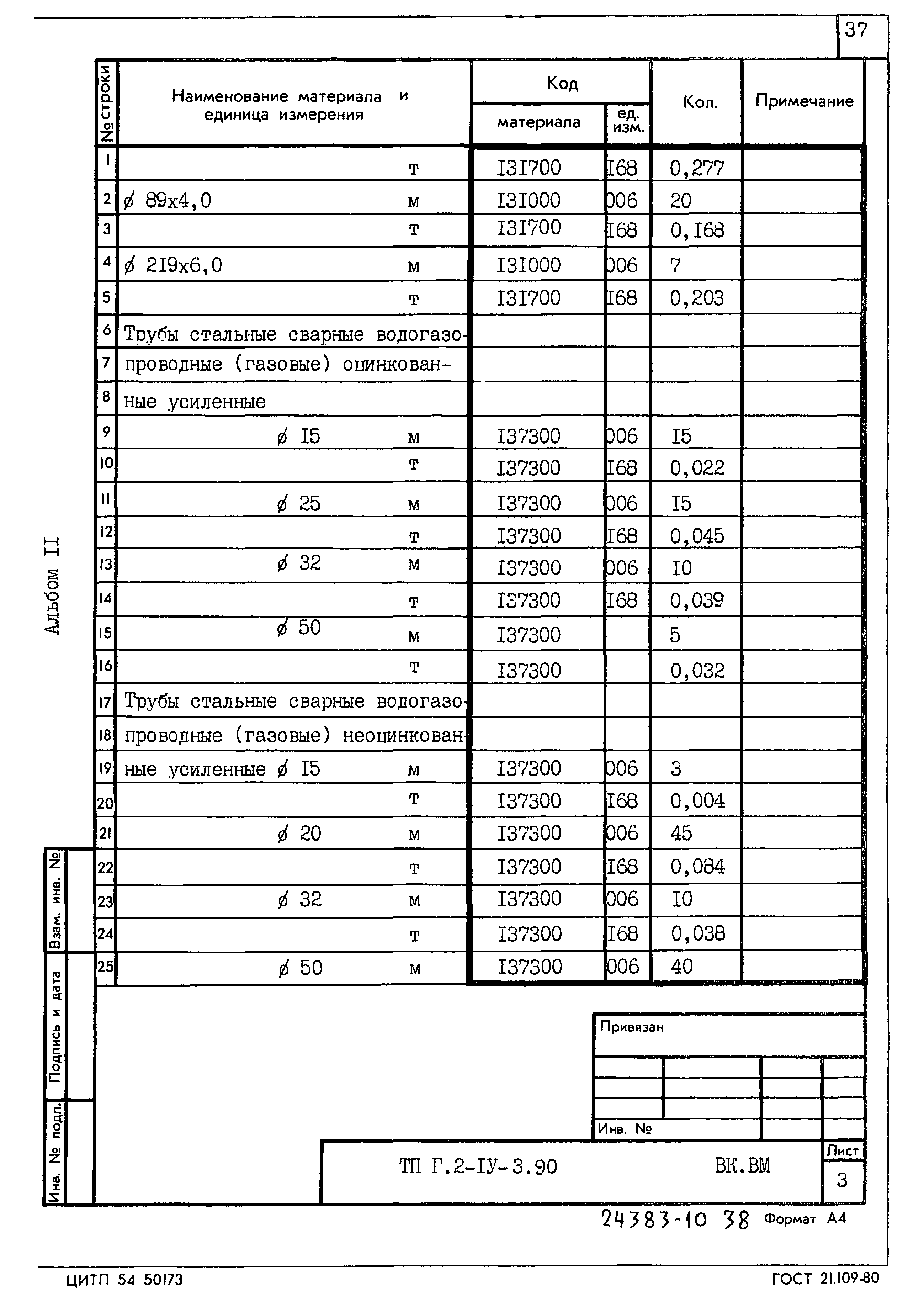 Типовой проект Г.2-IV-3.90