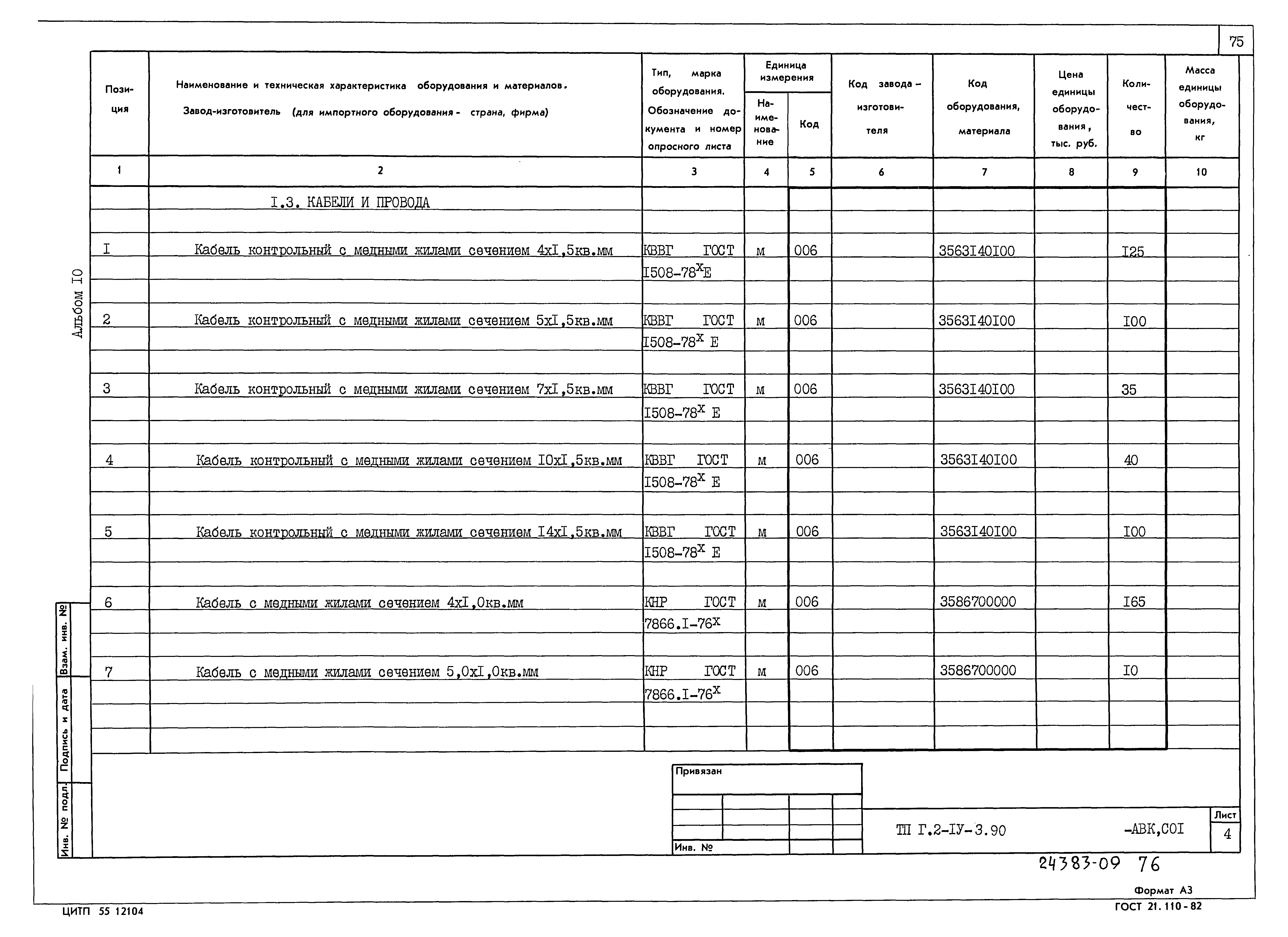 Типовой проект Г.2-IV-3.90