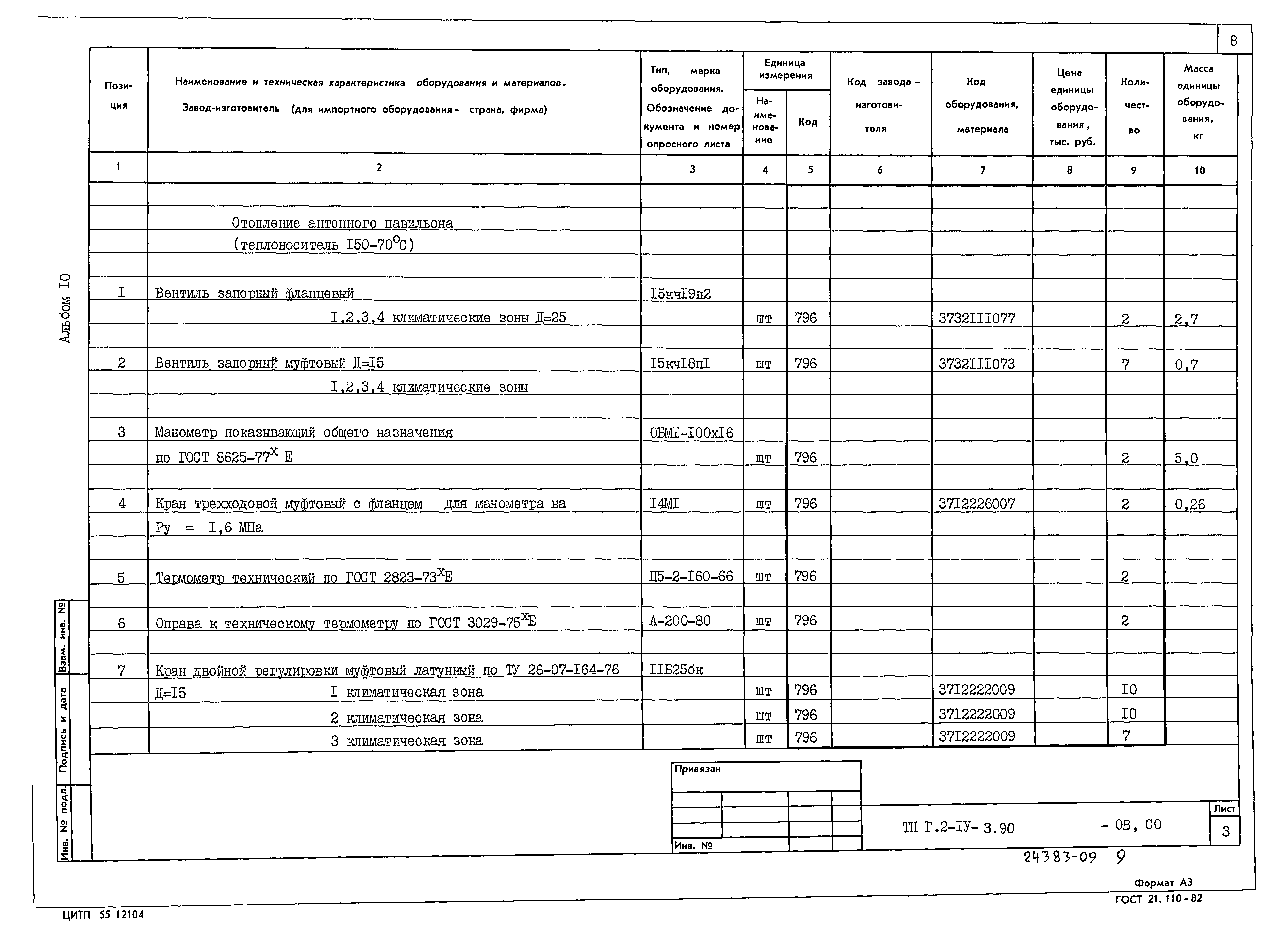 Типовой проект Г.2-IV-3.90