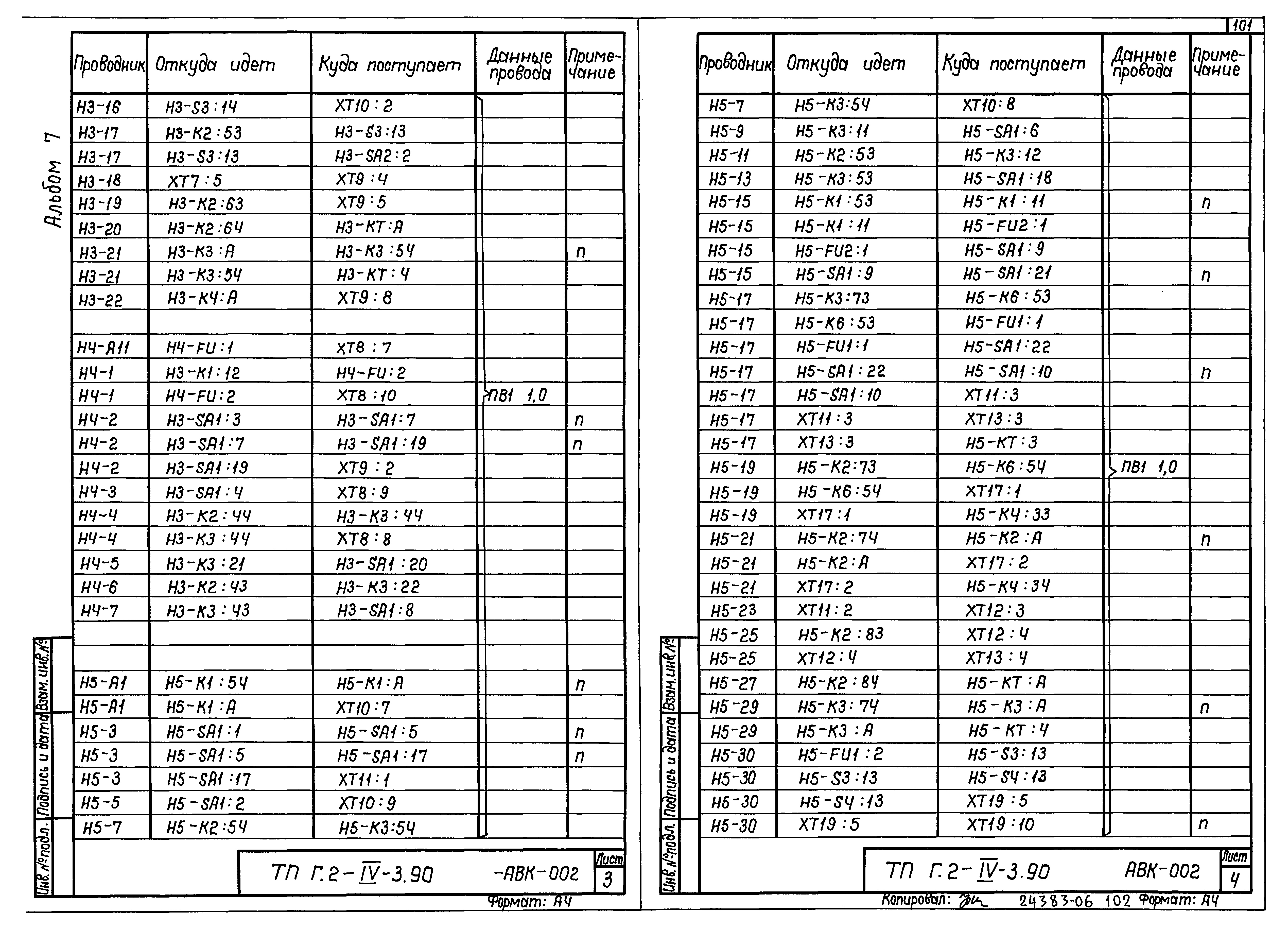 Типовой проект Г.2-IV-3.90