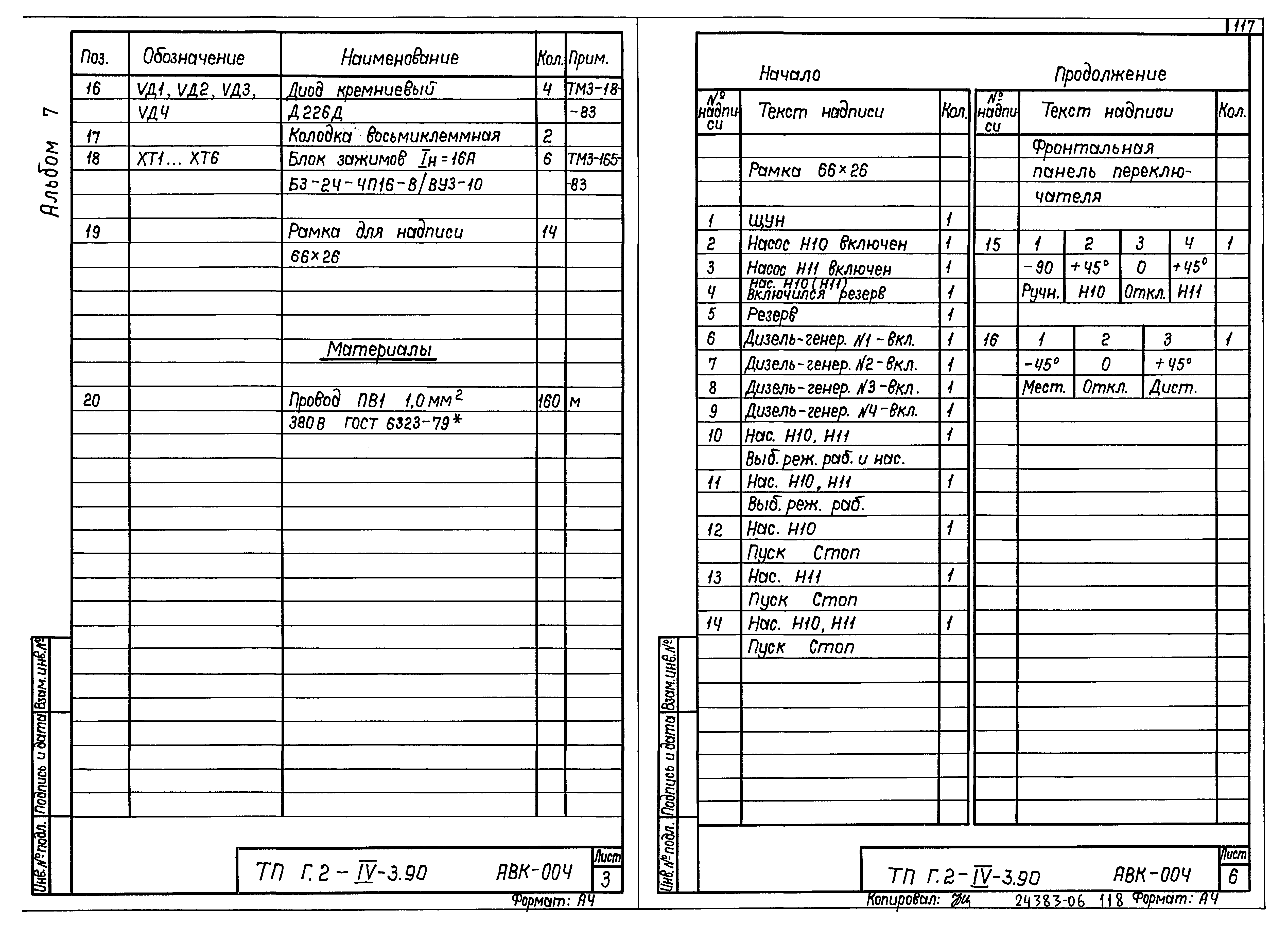 Типовой проект Г.2-IV-3.90