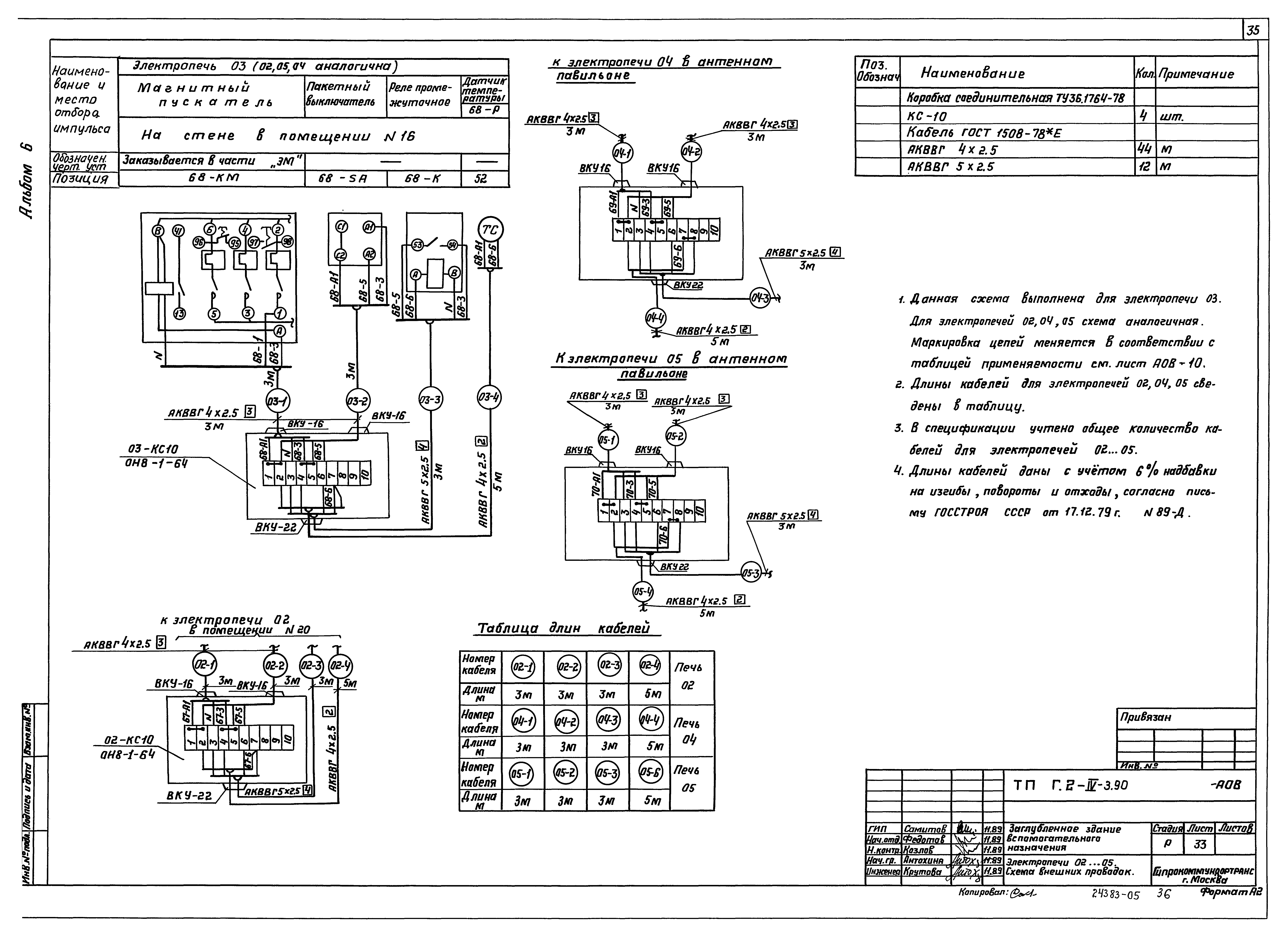 Типовой проект Г.2-IV-3.90