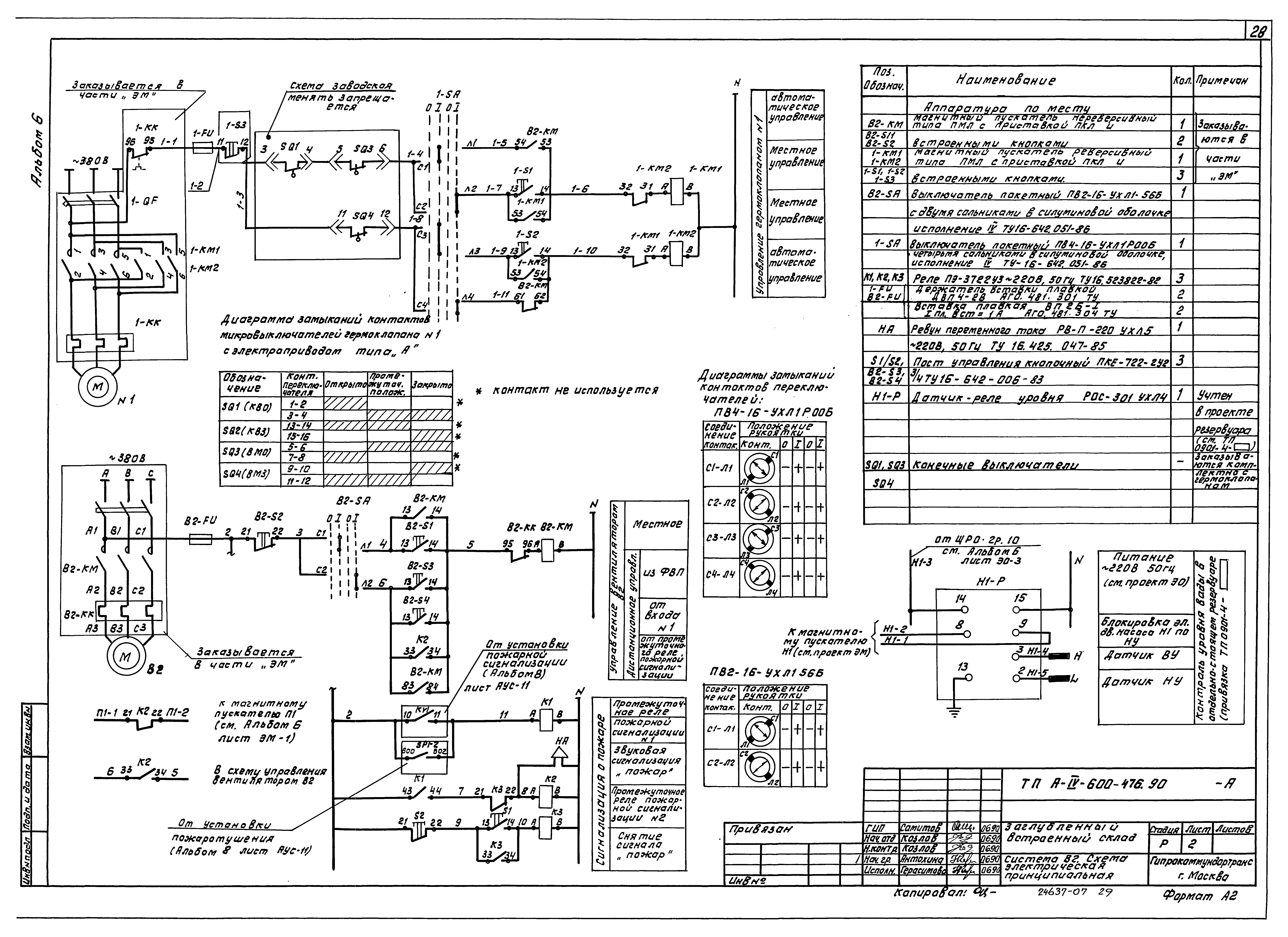 Типовой проект А-IV-600-476.90