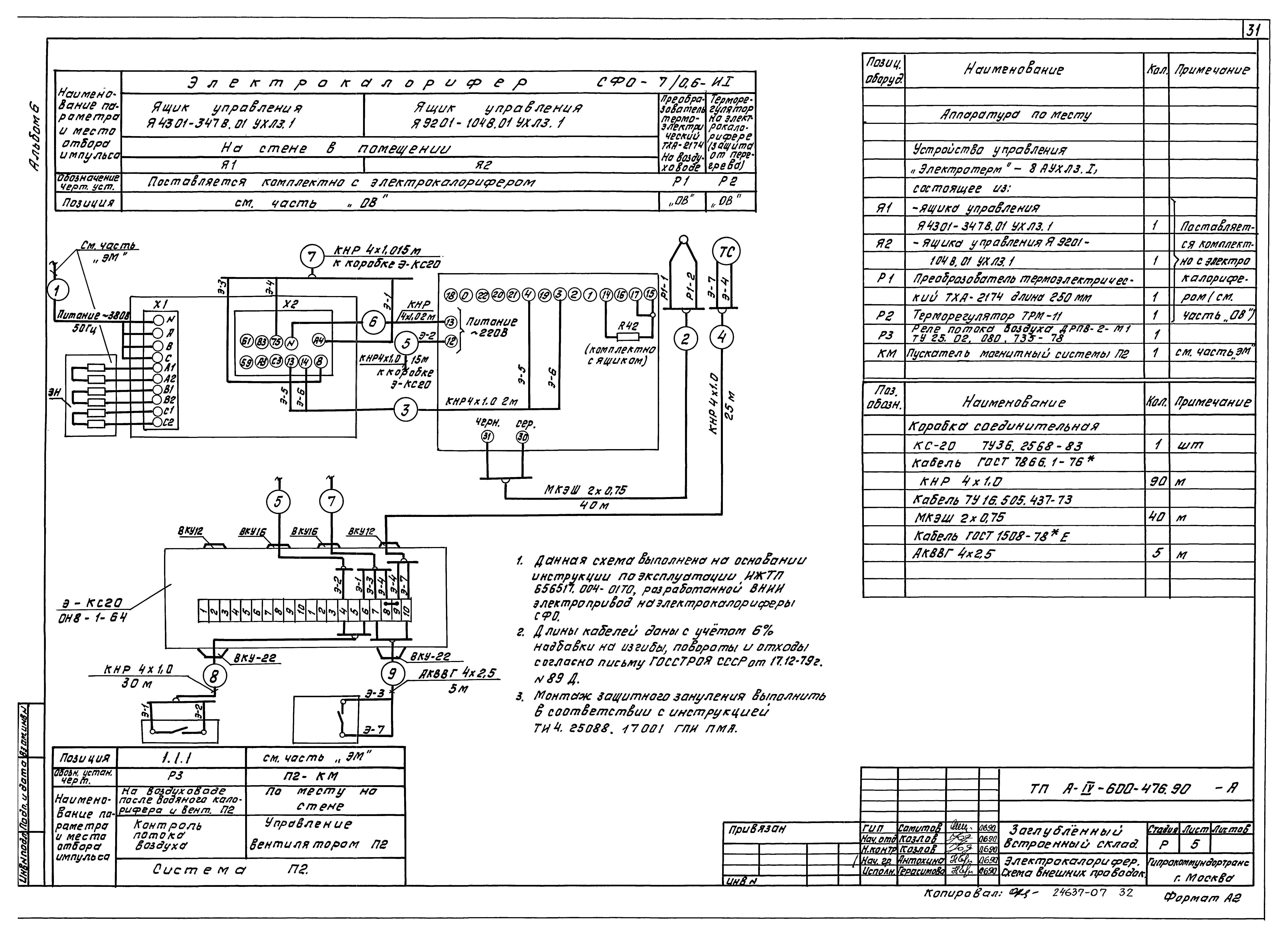 Типовой проект А-IV-600-476.90