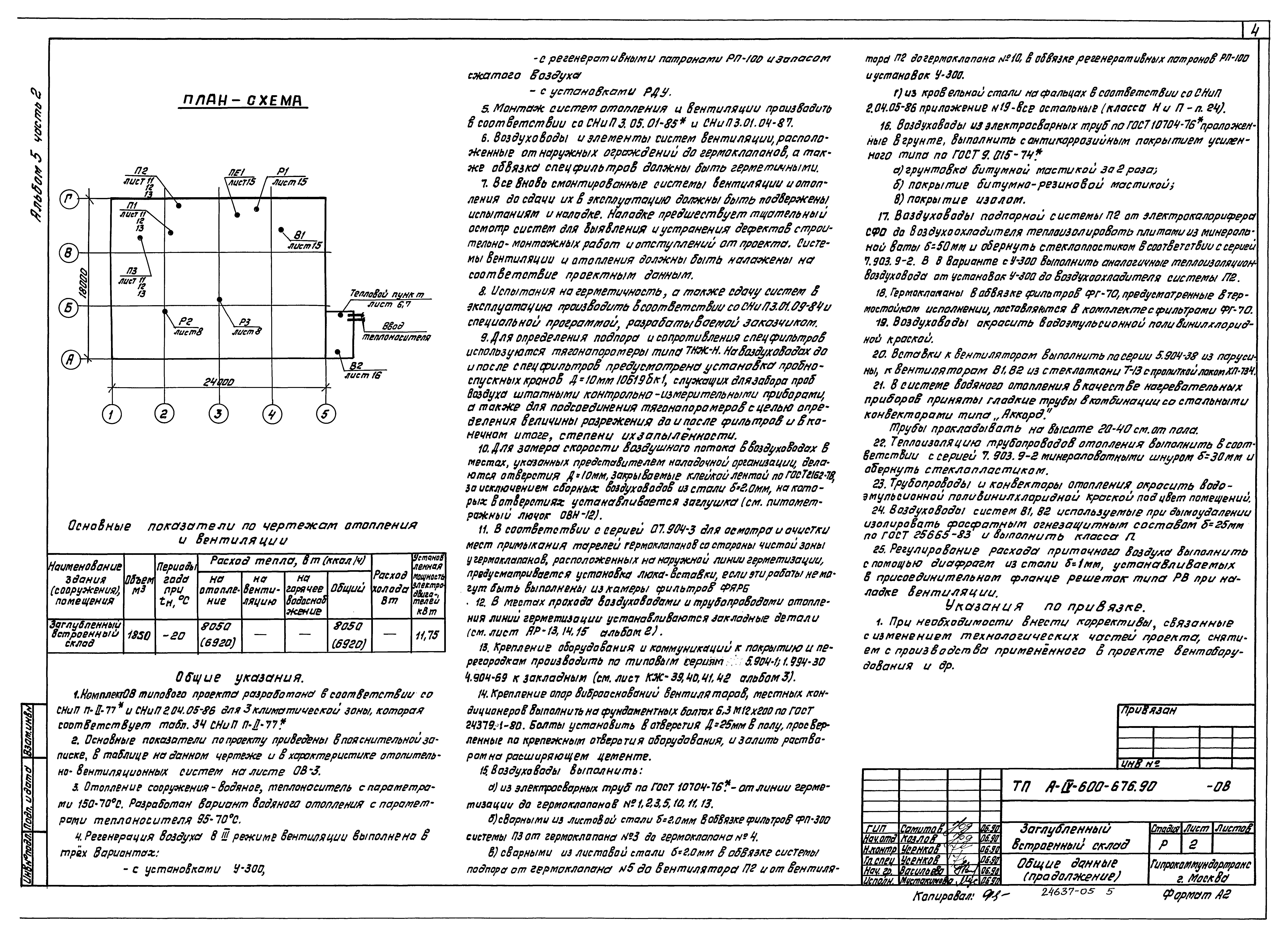 Типовой проект А-IV-600-476.90