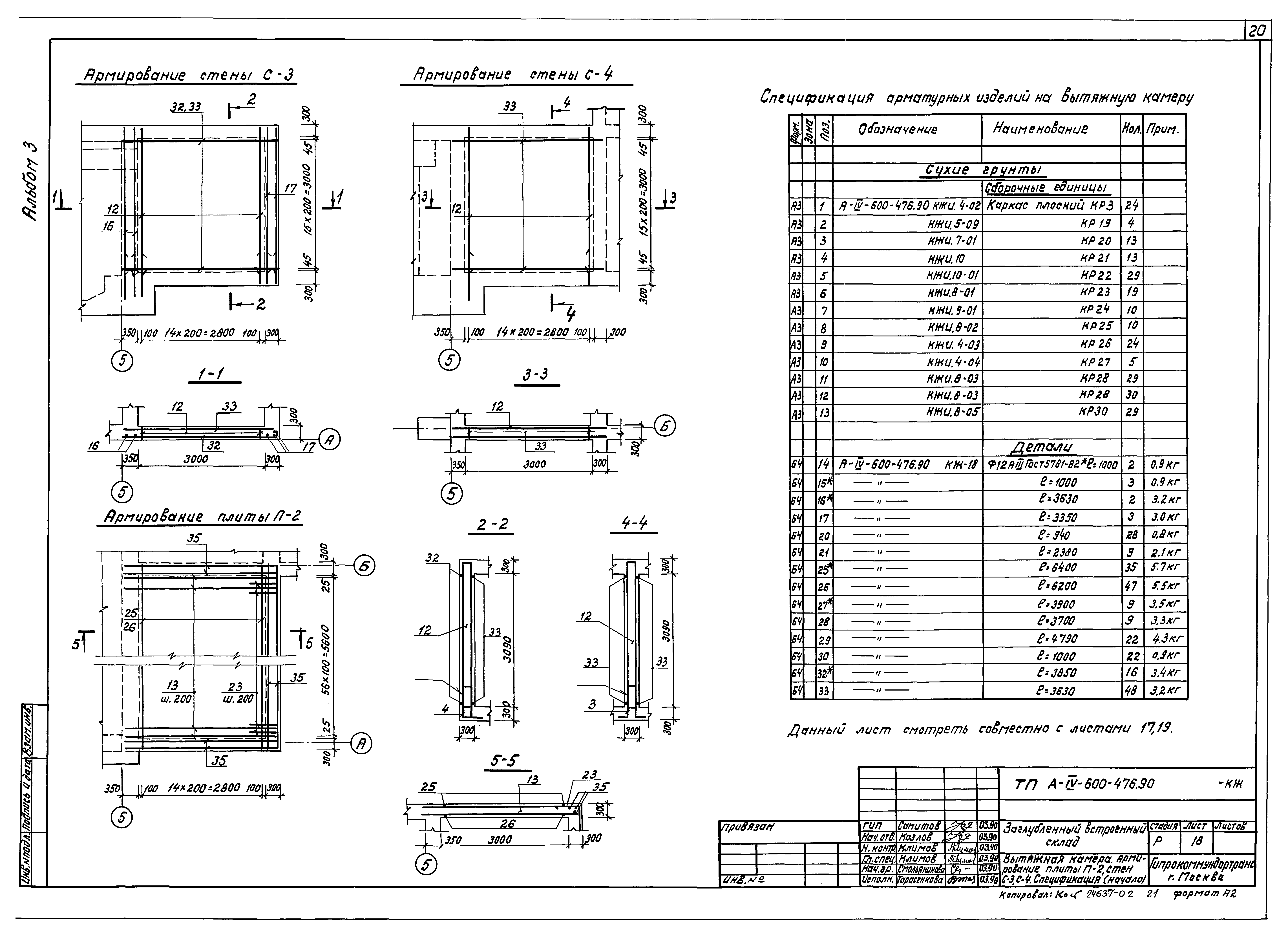 Типовой проект А-IV-600-476.90