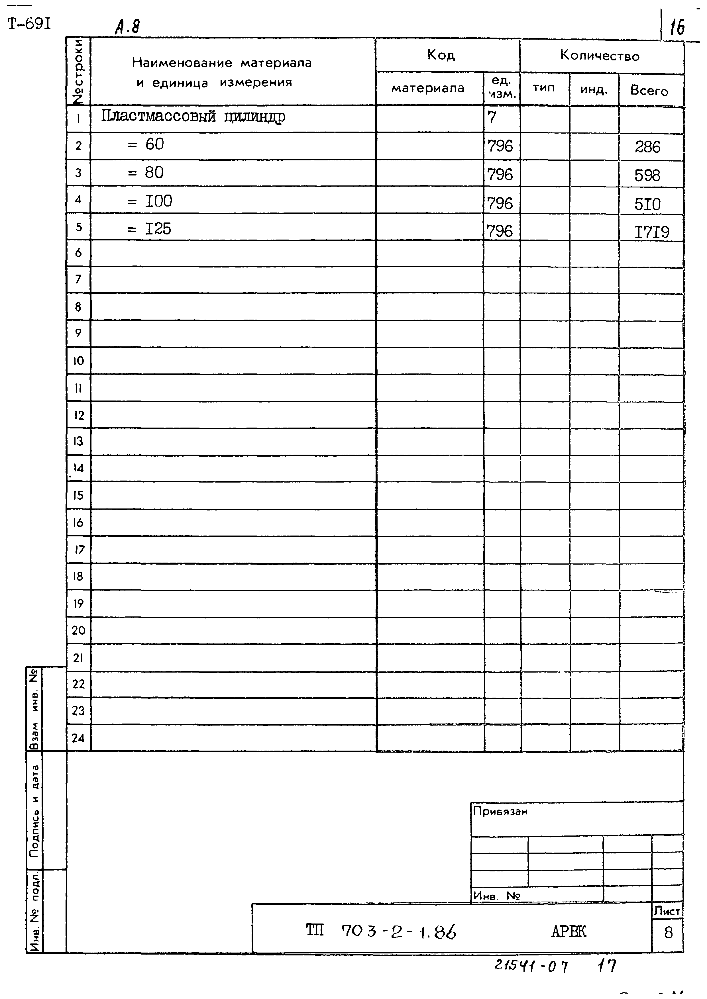 Типовой проект 703-2-1.86