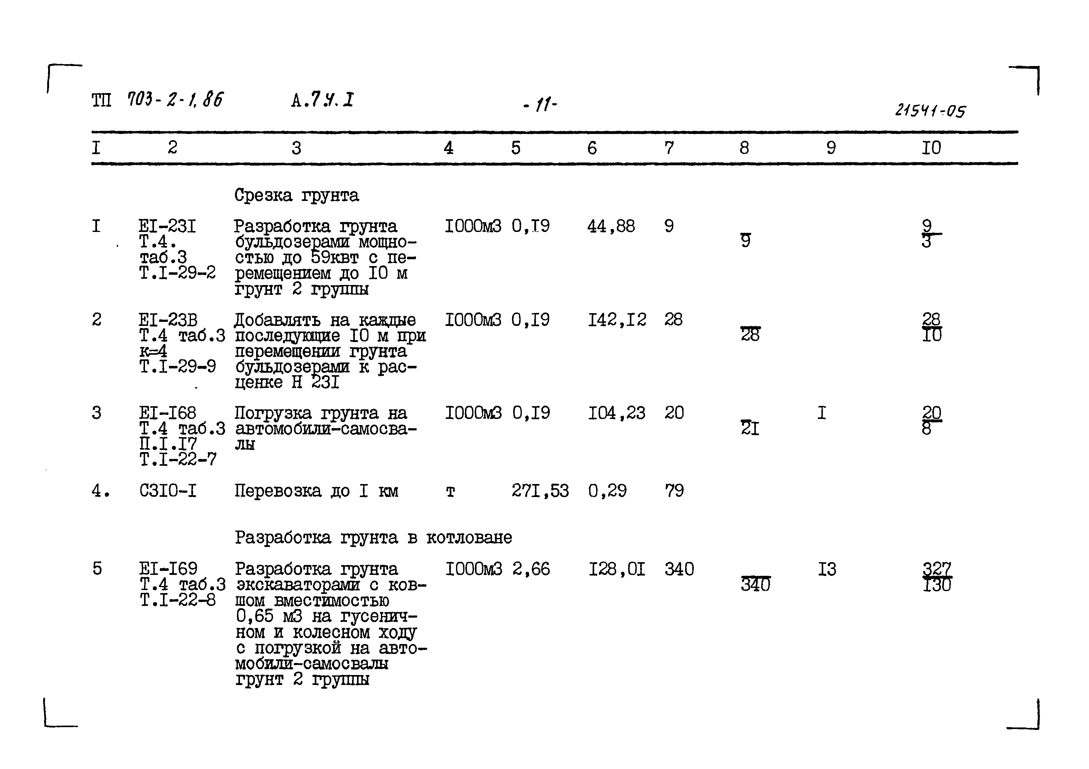 Типовой проект 703-2-1.86