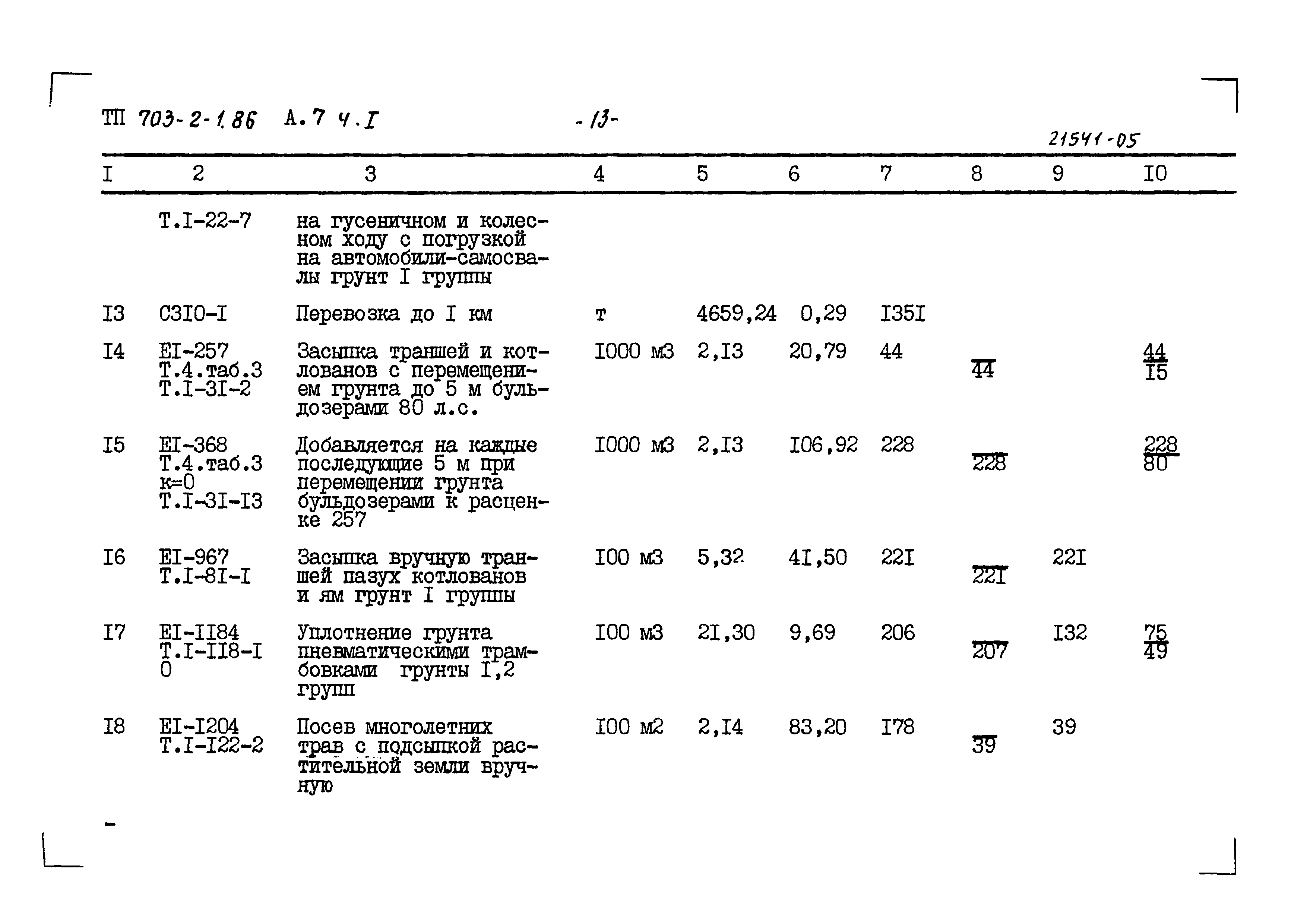 Типовой проект 703-2-1.86