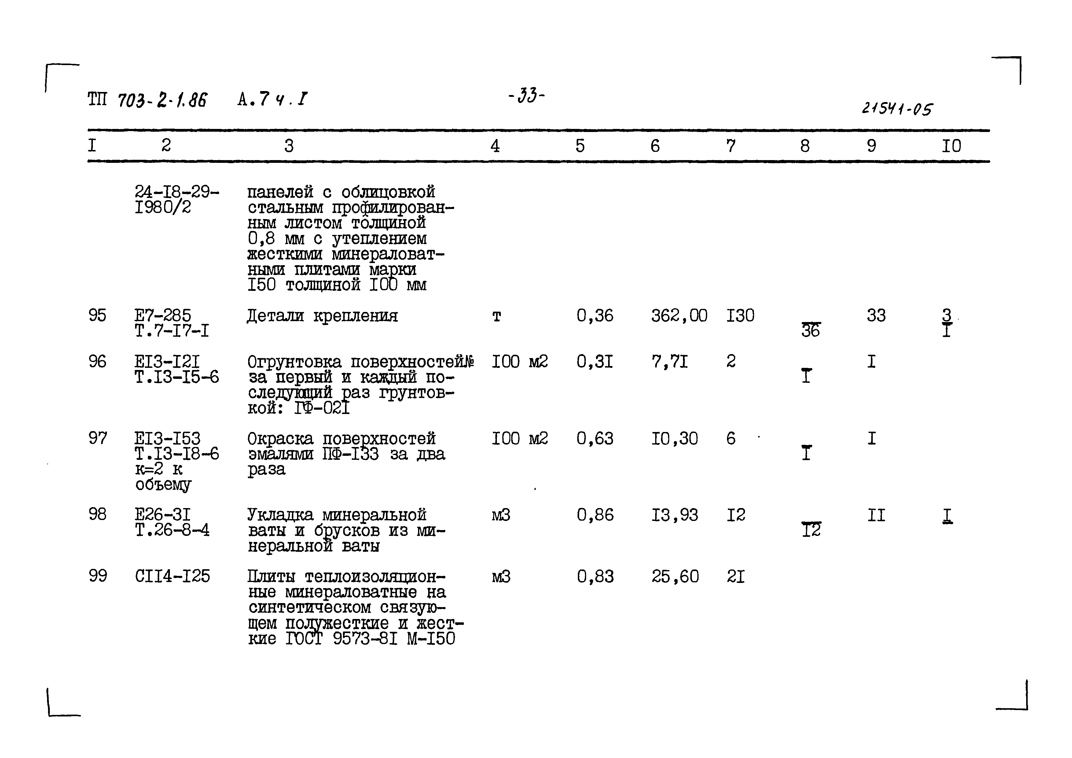 Типовой проект 703-2-1.86