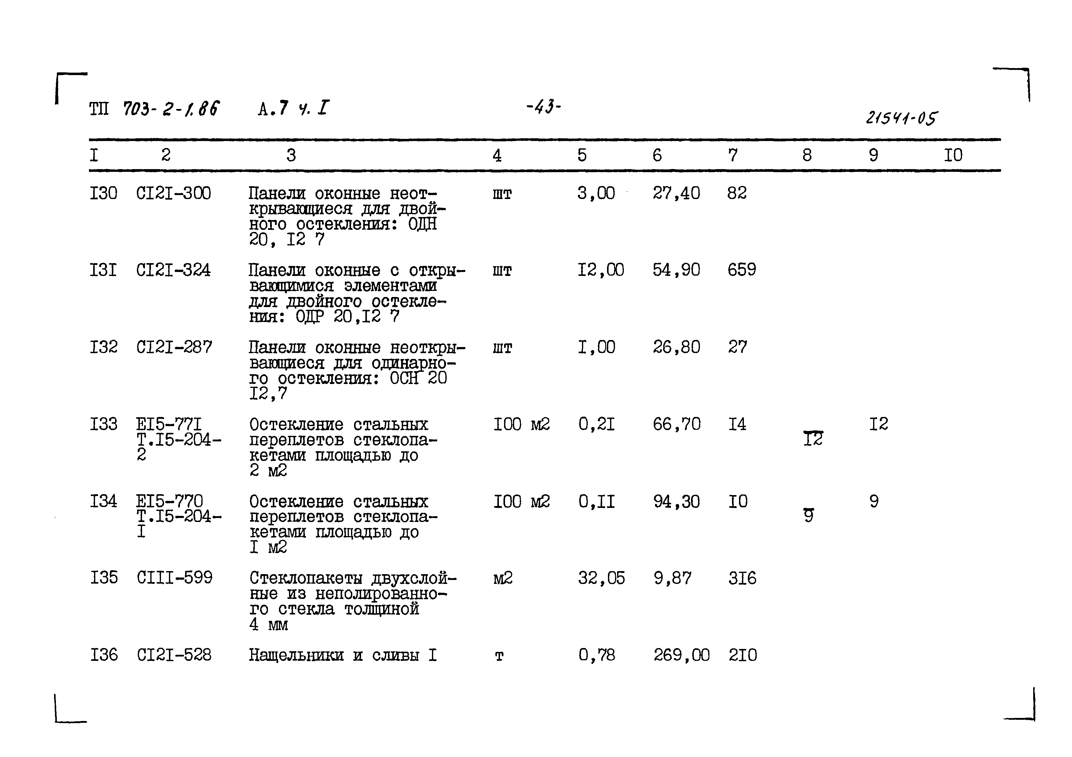 Типовой проект 703-2-1.86