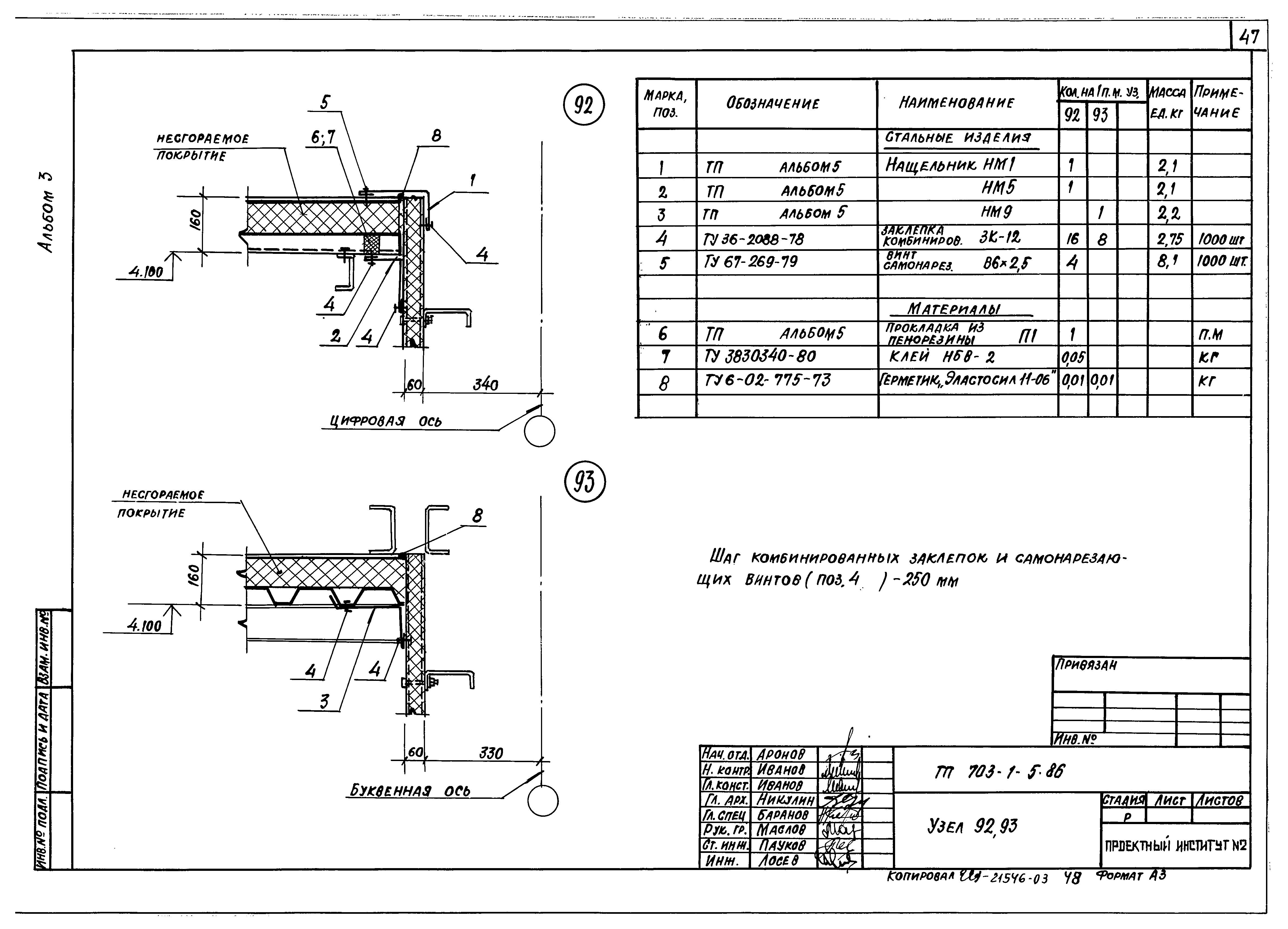 Типовой проект 703-2-1.86