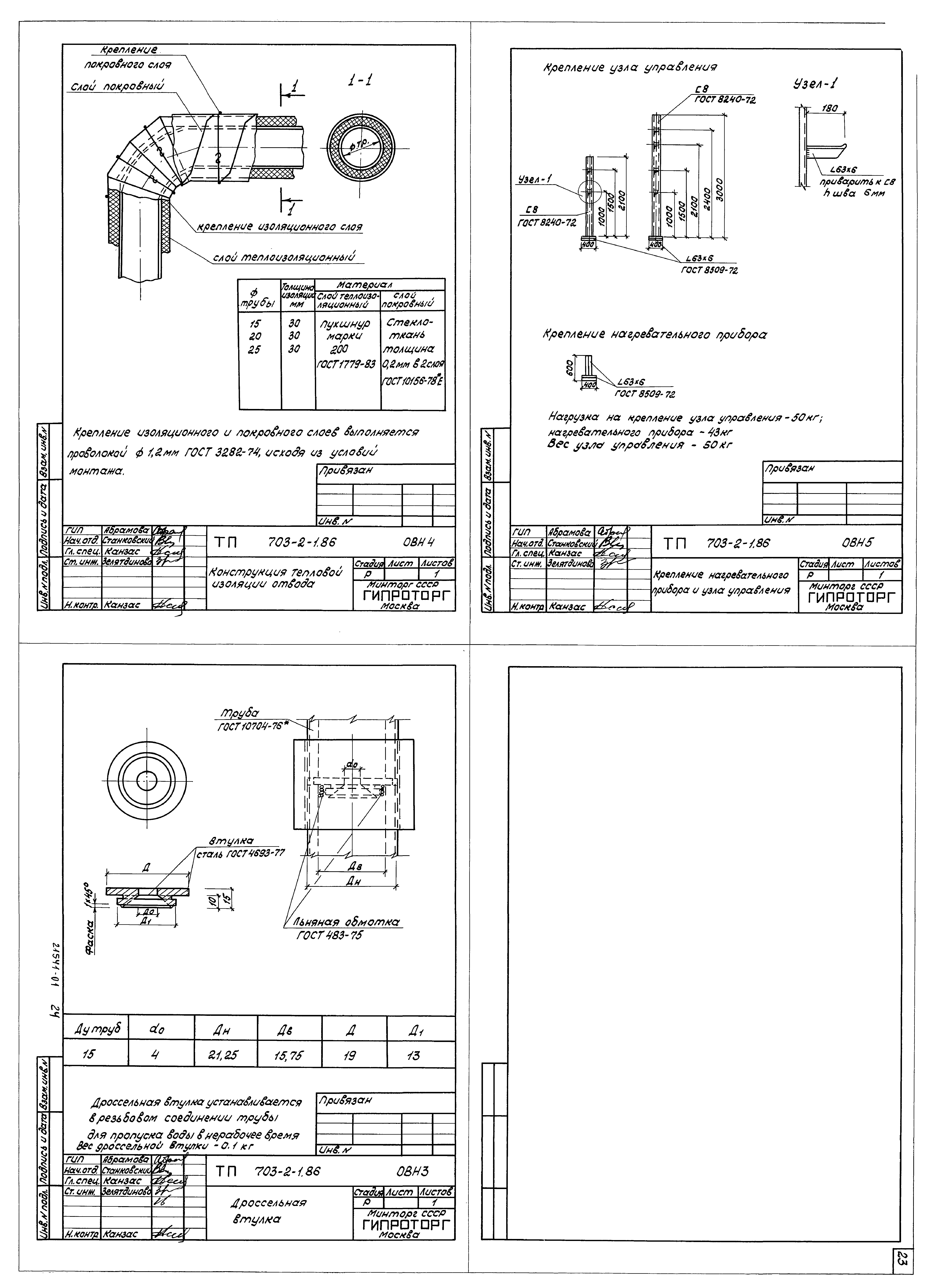 Типовой проект 703-2-1.86