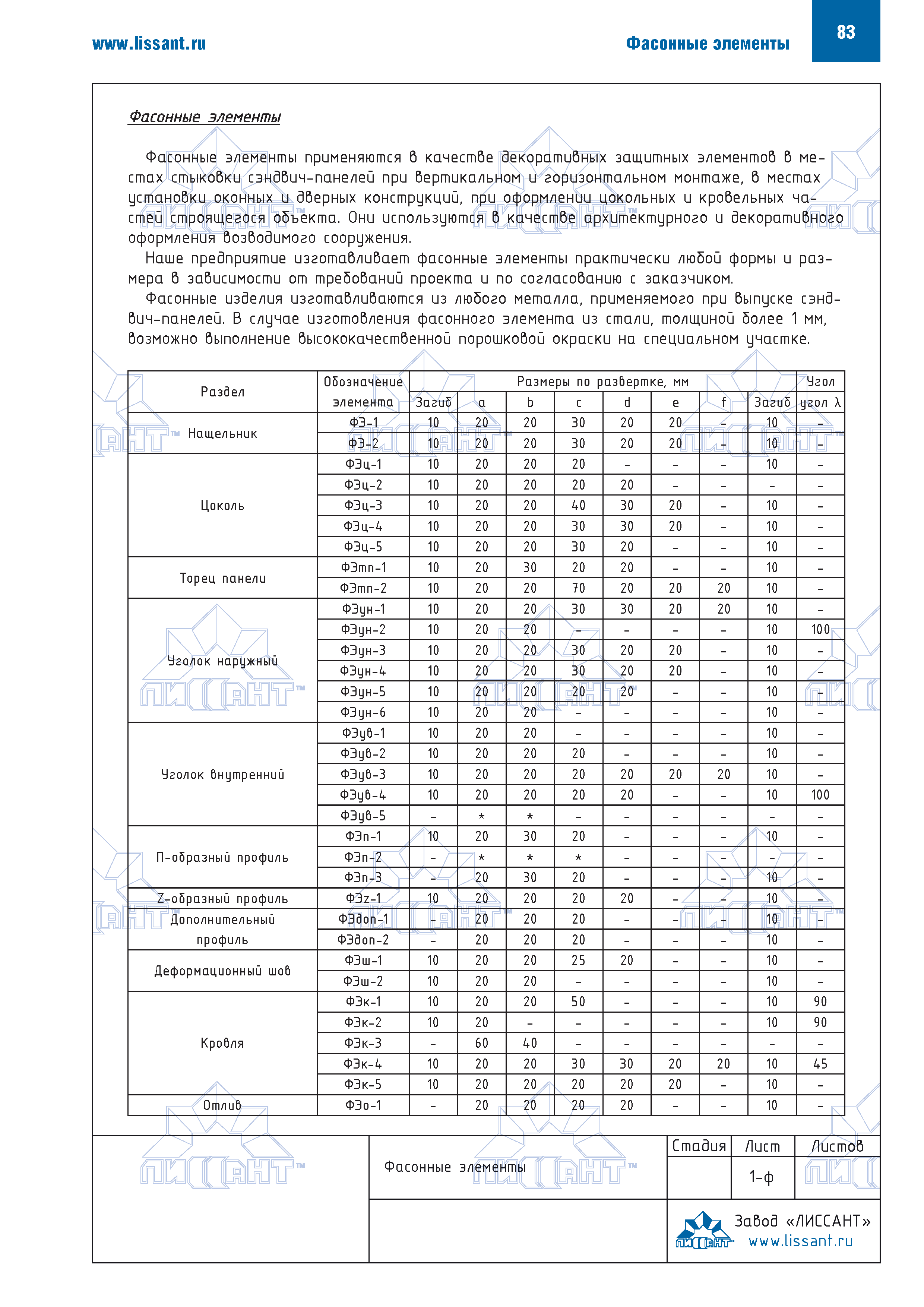 Технический каталог 