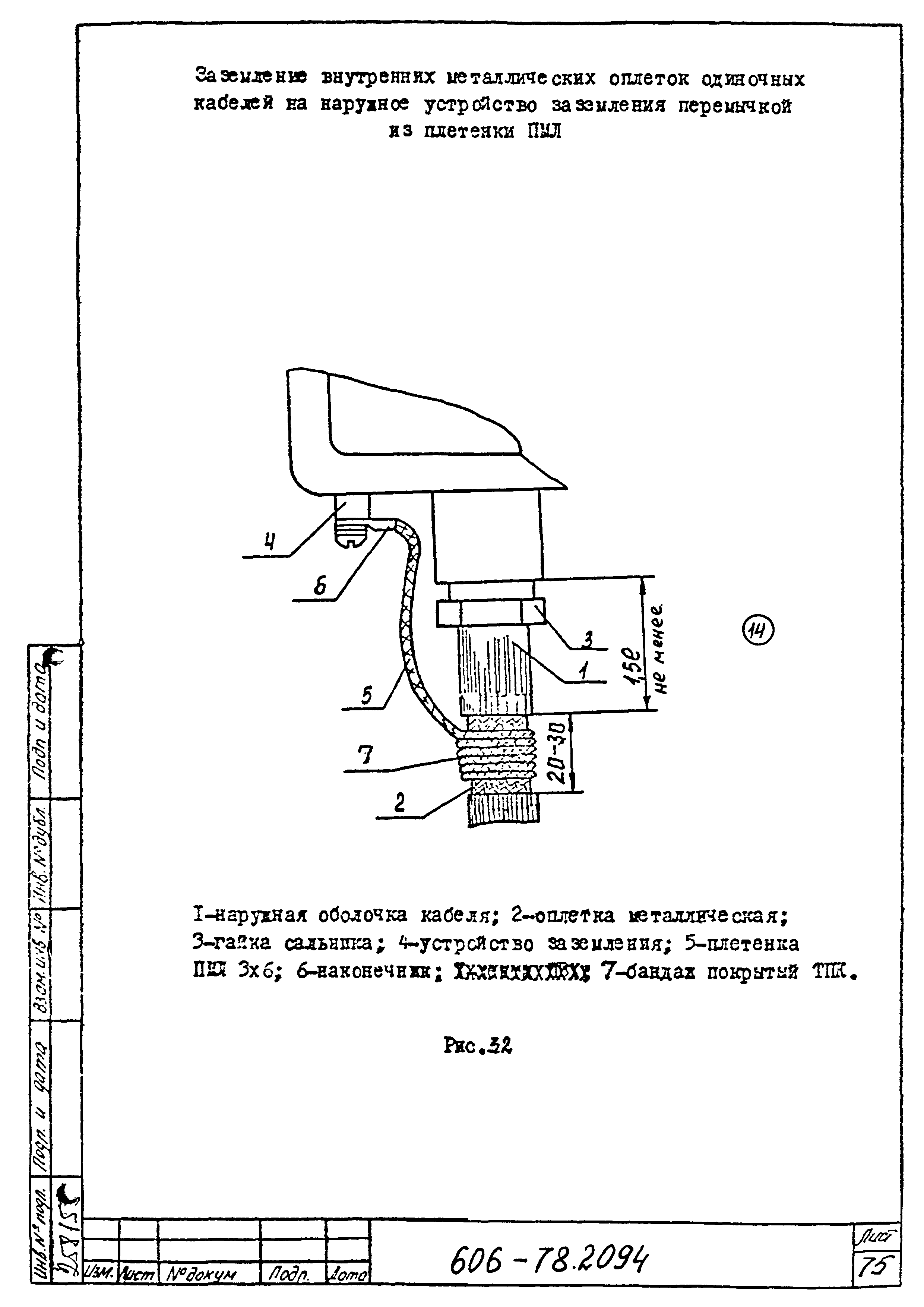 Типовая технологическая инструкция 606-78.2094