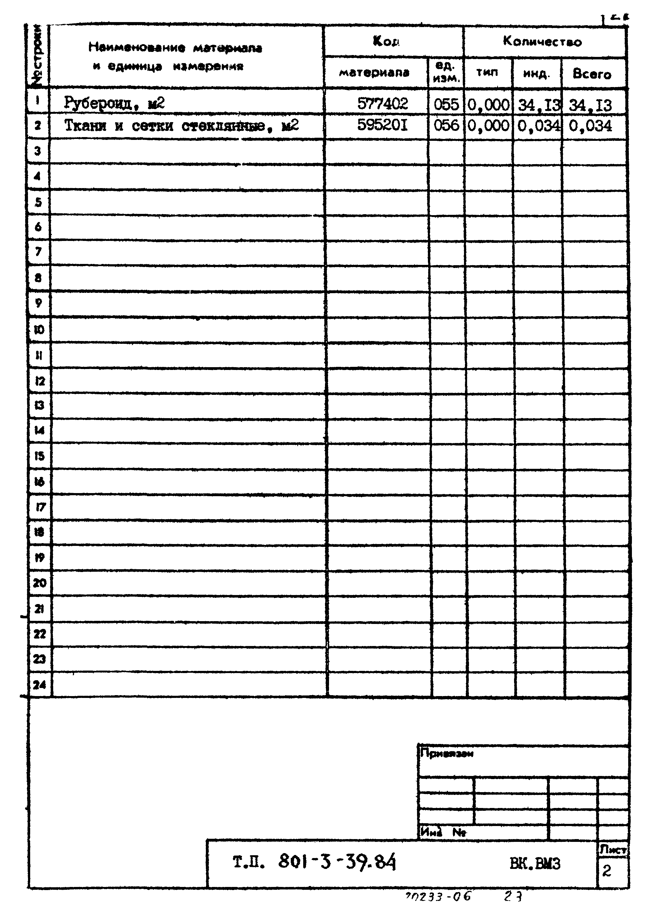 Типовой проект 801-3-39.84