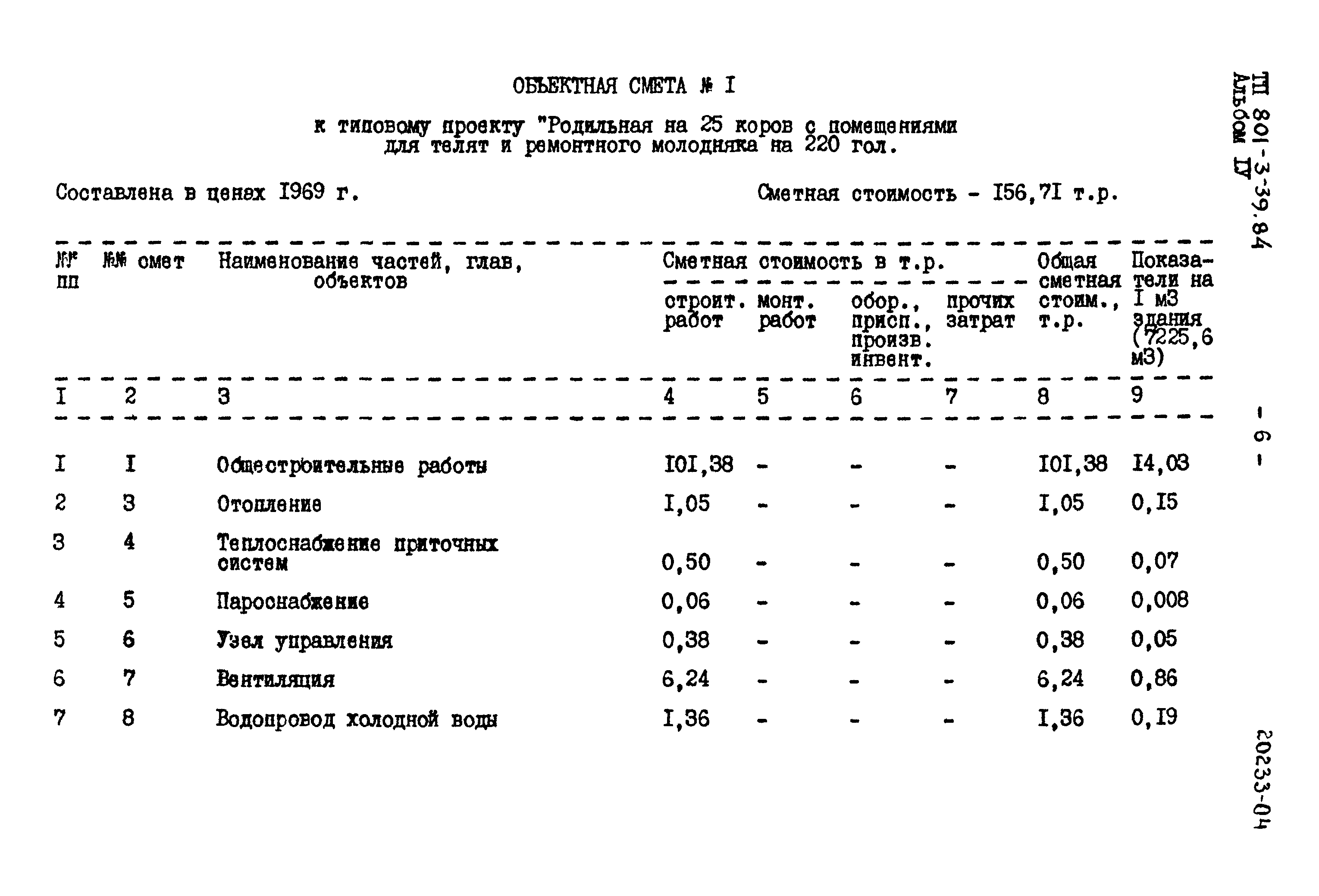 Типовой проект 801-3-39.84