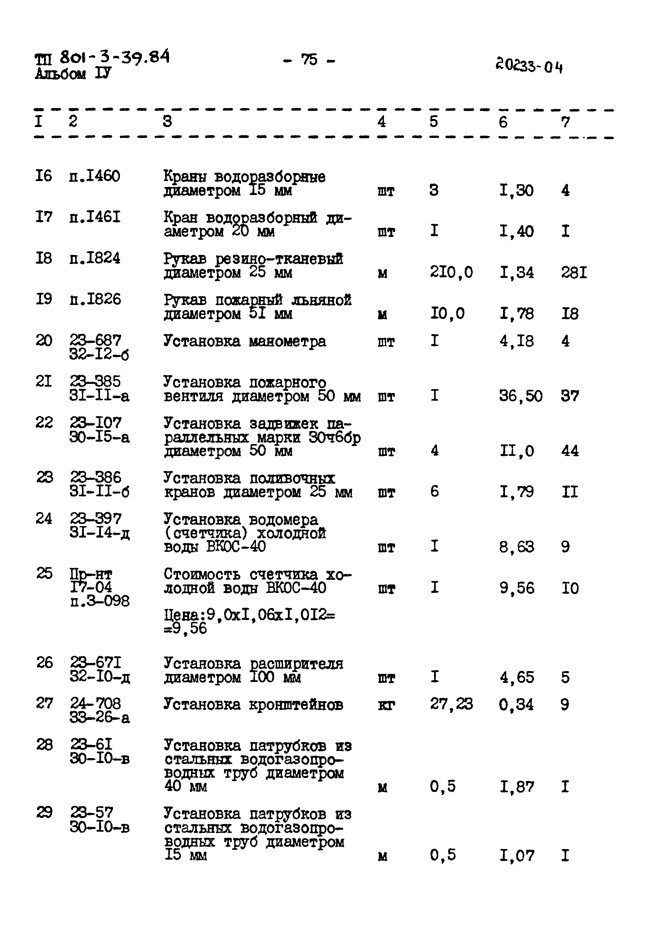 Типовой проект 801-3-39.84