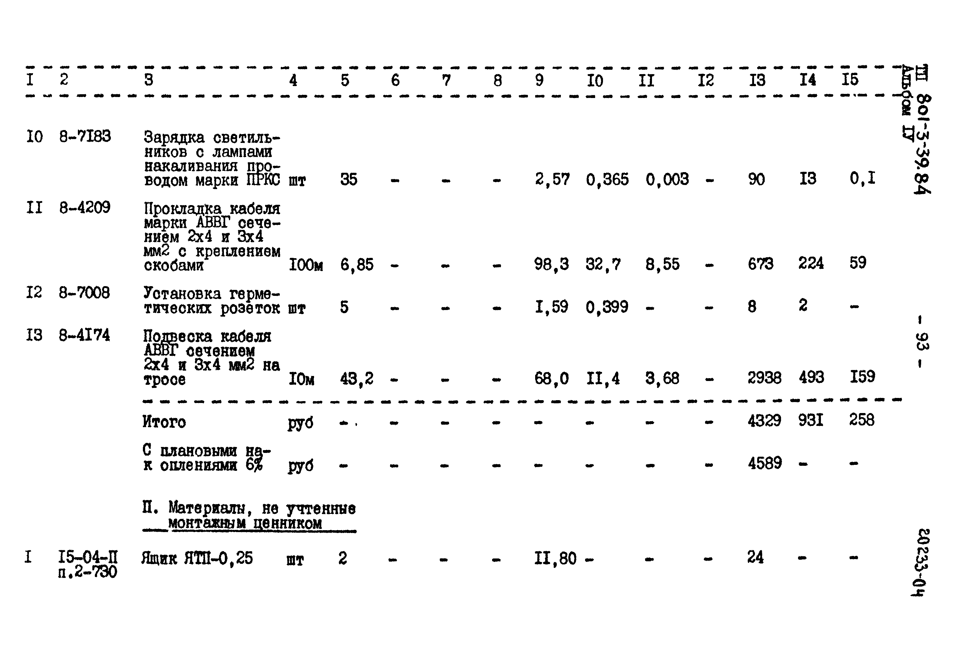 Типовой проект 801-3-39.84