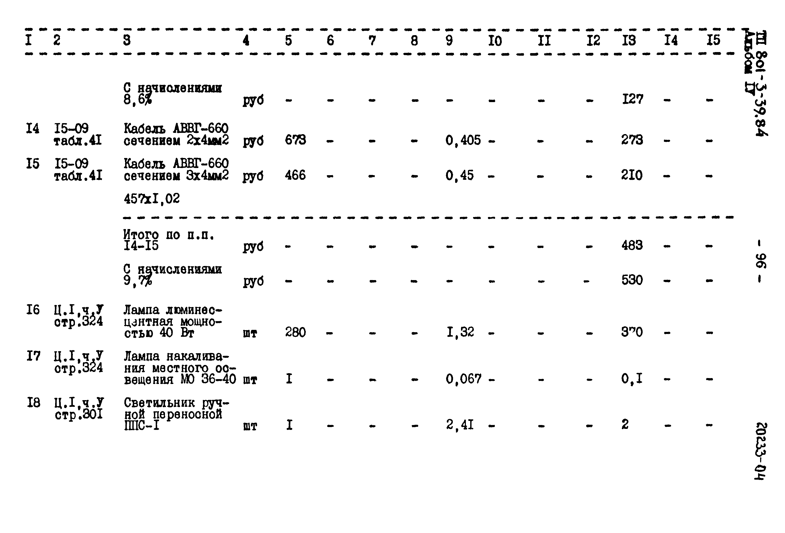 Типовой проект 801-3-39.84